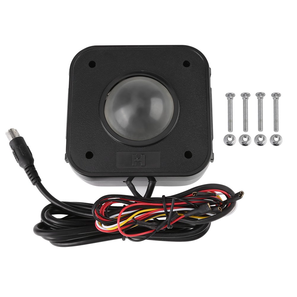 Bewinner LED Trackball Mouse for PC - 4.5cm Illuminated Round Ball with PS/2 Connector - Perfect for Arcade Games, CAD Design & Office Work