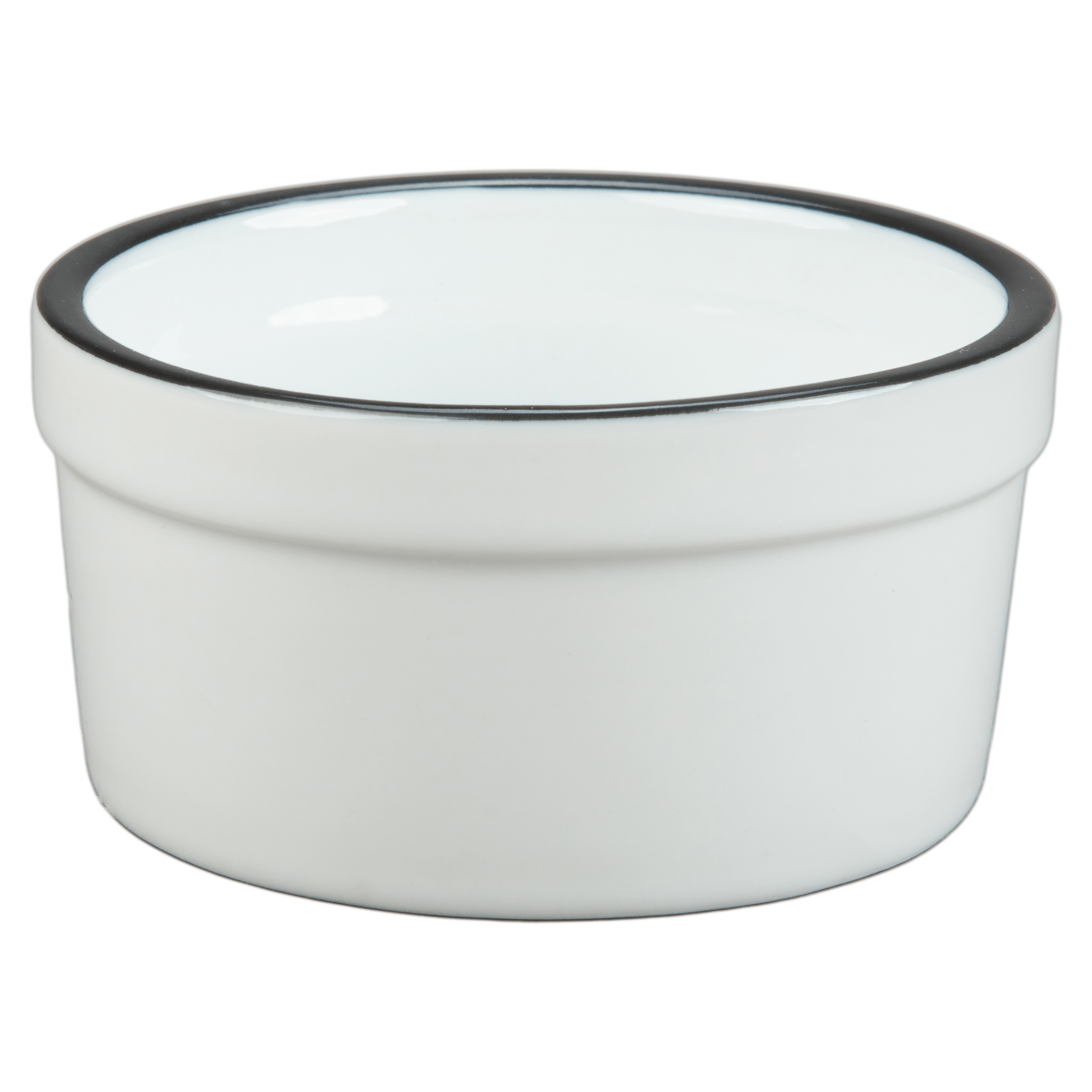 BIA Silhouette Ramekin 6oz - Small Ceramic Baking Dishes for Souffle, Creme Brulee & Desserts - Perfect for Home Baking & Restaurant Use