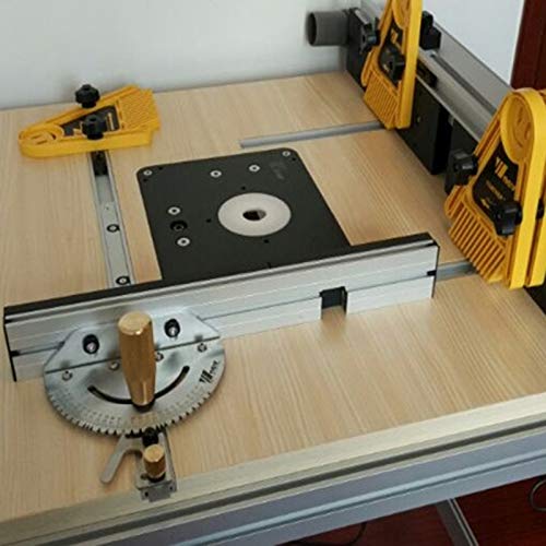 Yuton Woodworking DIY Tool Replacement Parts - Adjustable Miter Gauge & Box Joint Jig Kit with Flip Stop | Perfect for Woodworking Projects, Furniture Making, and Precision Cutting