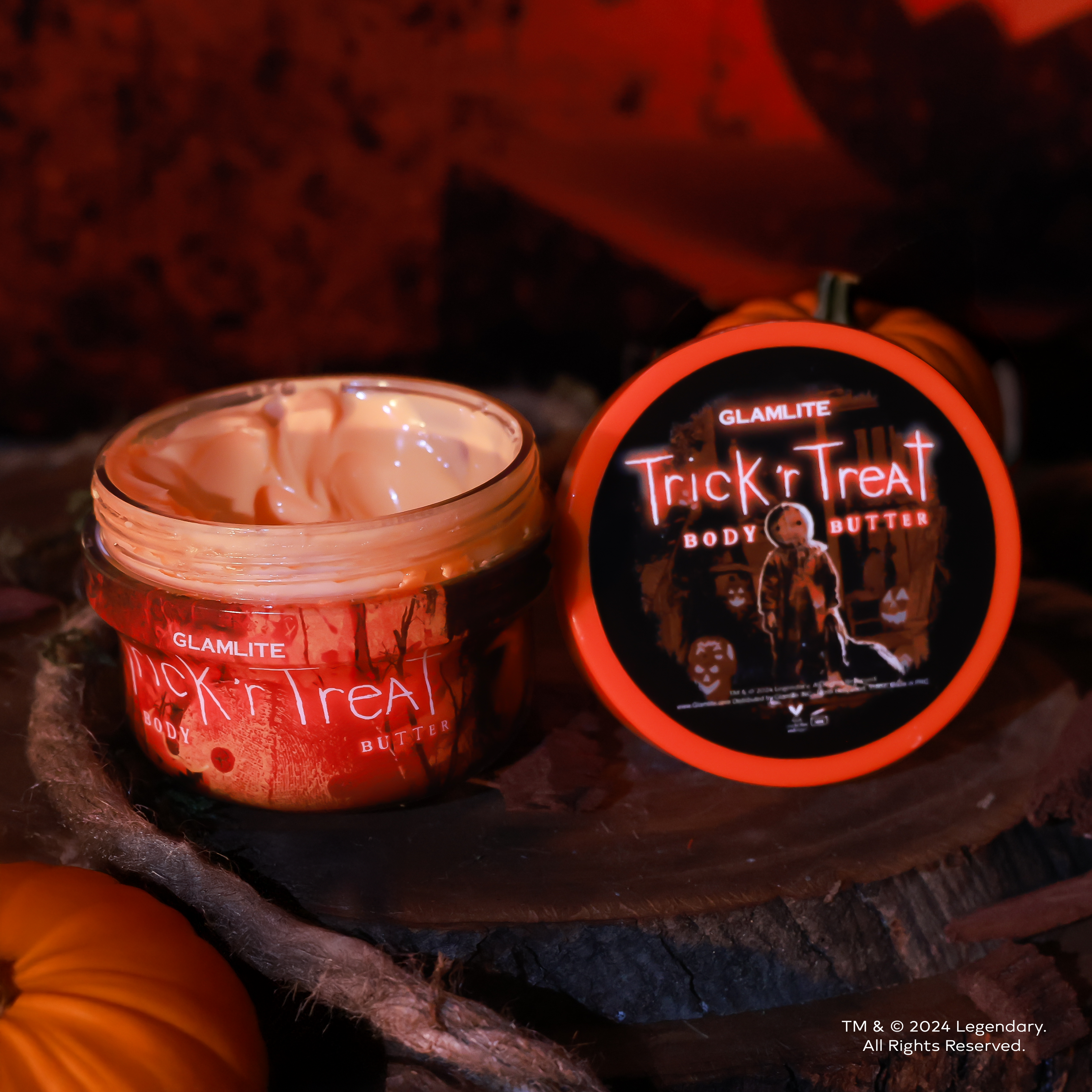 Glamlite Trick 'r Treat Halloween Body Butter - Moisturizing & Scented Skin Care for Dry Skin - Perfect for Fall & Halloween Party Prep