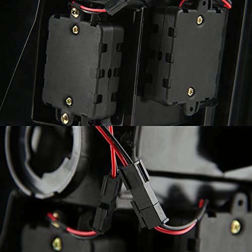 AKKON Black Smoked LED Tail Lights for 2009-2018 Dodge Ram 1500/2500/3500 - Halogen Replacement V2 Brake Lamps Pair (Perfect for Off-Roading & Night Driving)