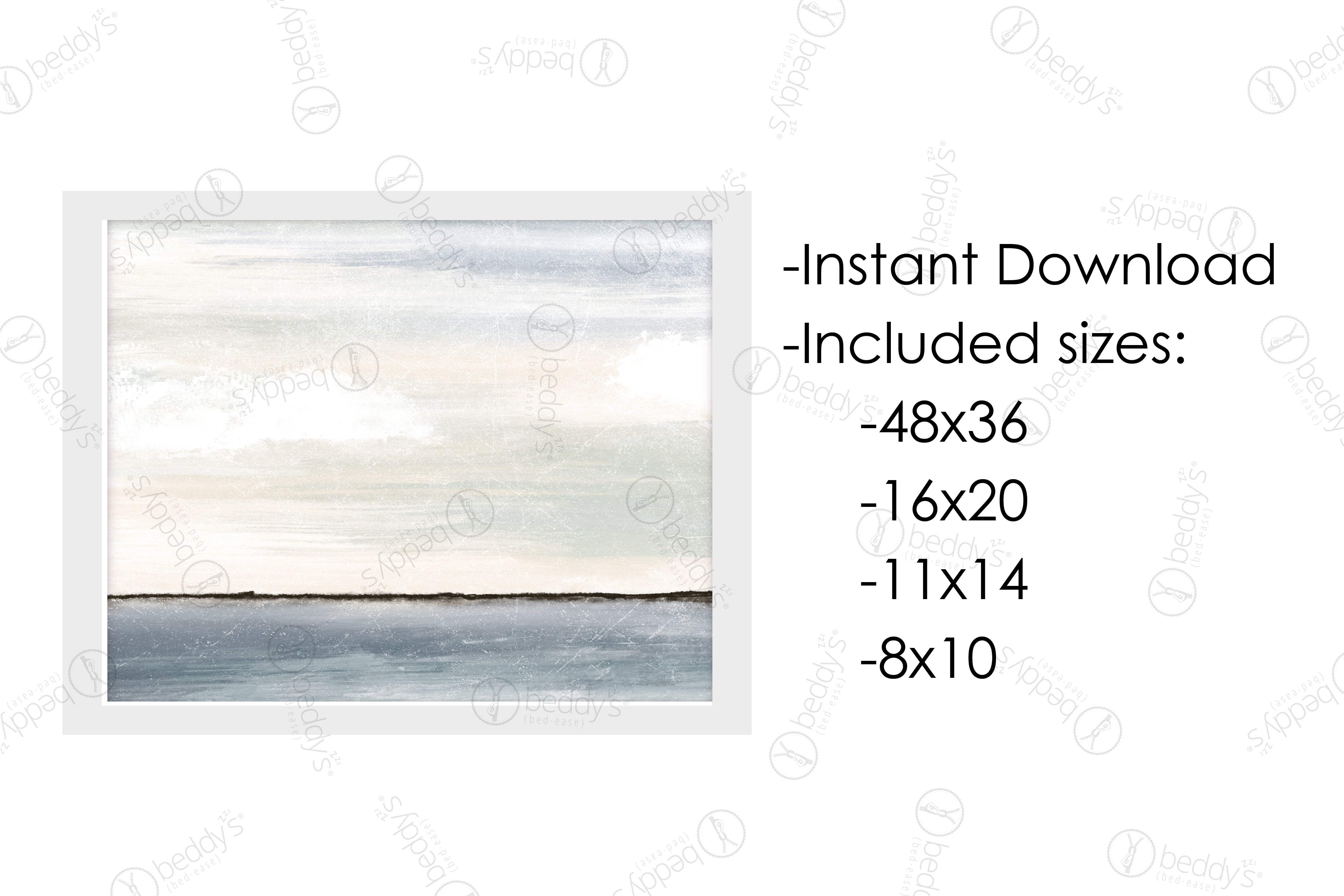 Horizon Artwork Digital Download - High Resolution Wall Art for Home & Office Decor | Perfect for Living Room, Bedroom & Workspace