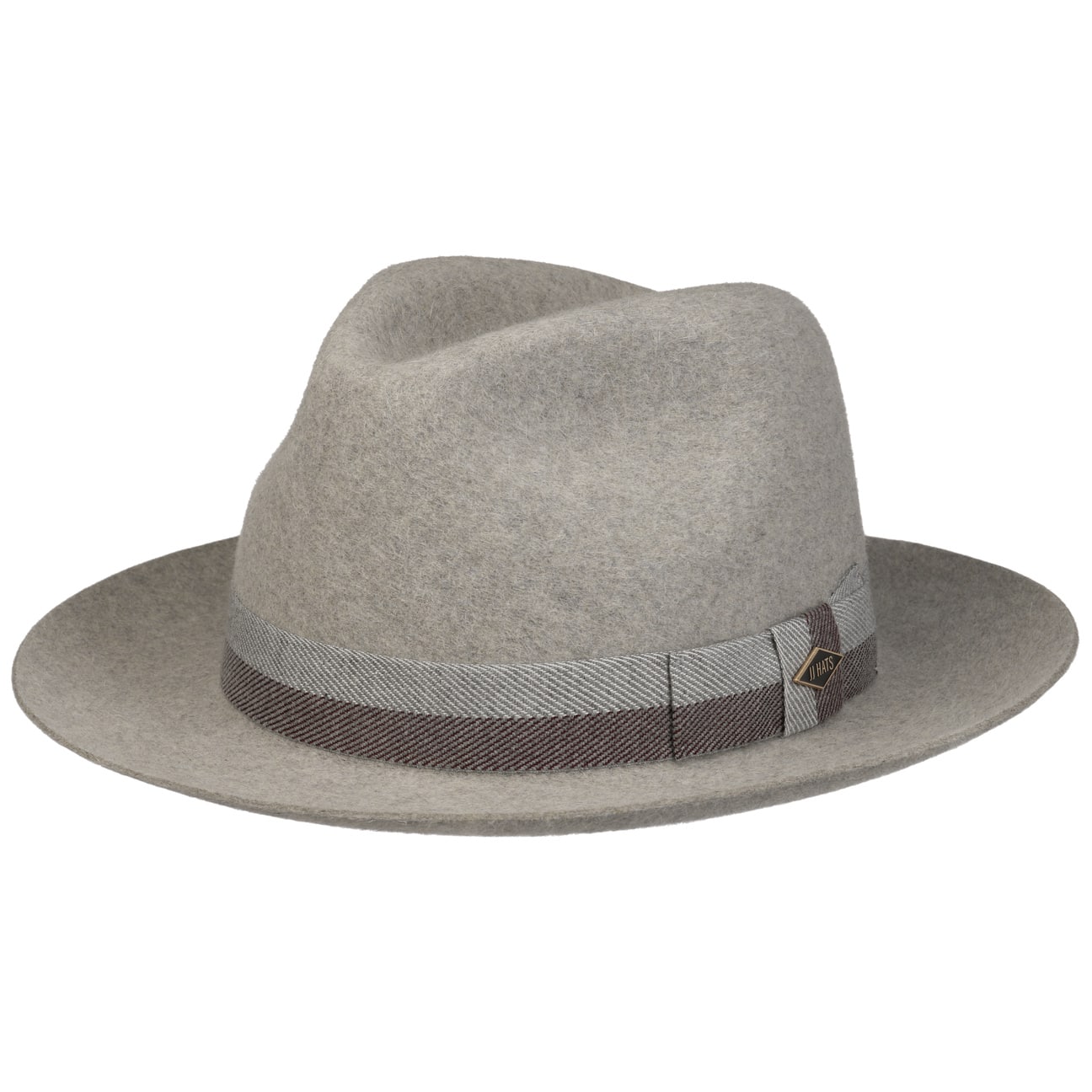Premium Fedora Fur Felt Hat by JJ Hats - Classic Vintage Style for Men & Women - Perfect for Outdoor Events, Weddings, and Fashion Accessories