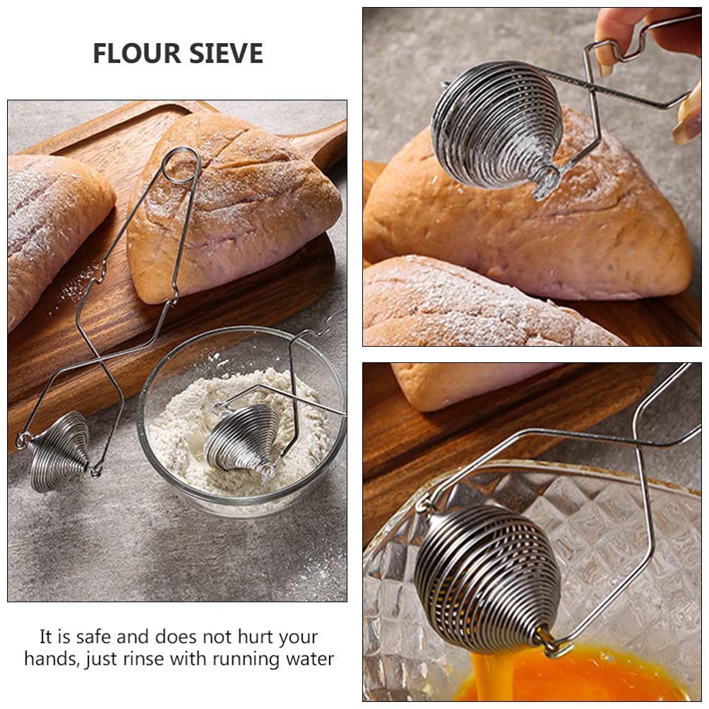 DOITOOL 1-Pack Stainless Steel Mesh Filter - Fine Powder Sifter for Baking, Flour, Sugar & Spices | Perfect for Home Kitchen, Coffee, and DIY Crafts