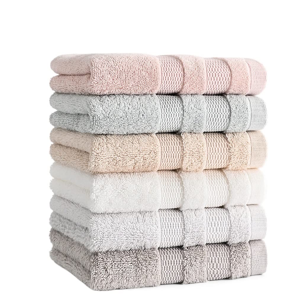 Soft Absorbent Cotton Face Wash Towel - Gentle & Hypoallergenic for Daily Skincare, Makeup Removal & Bathroom Use