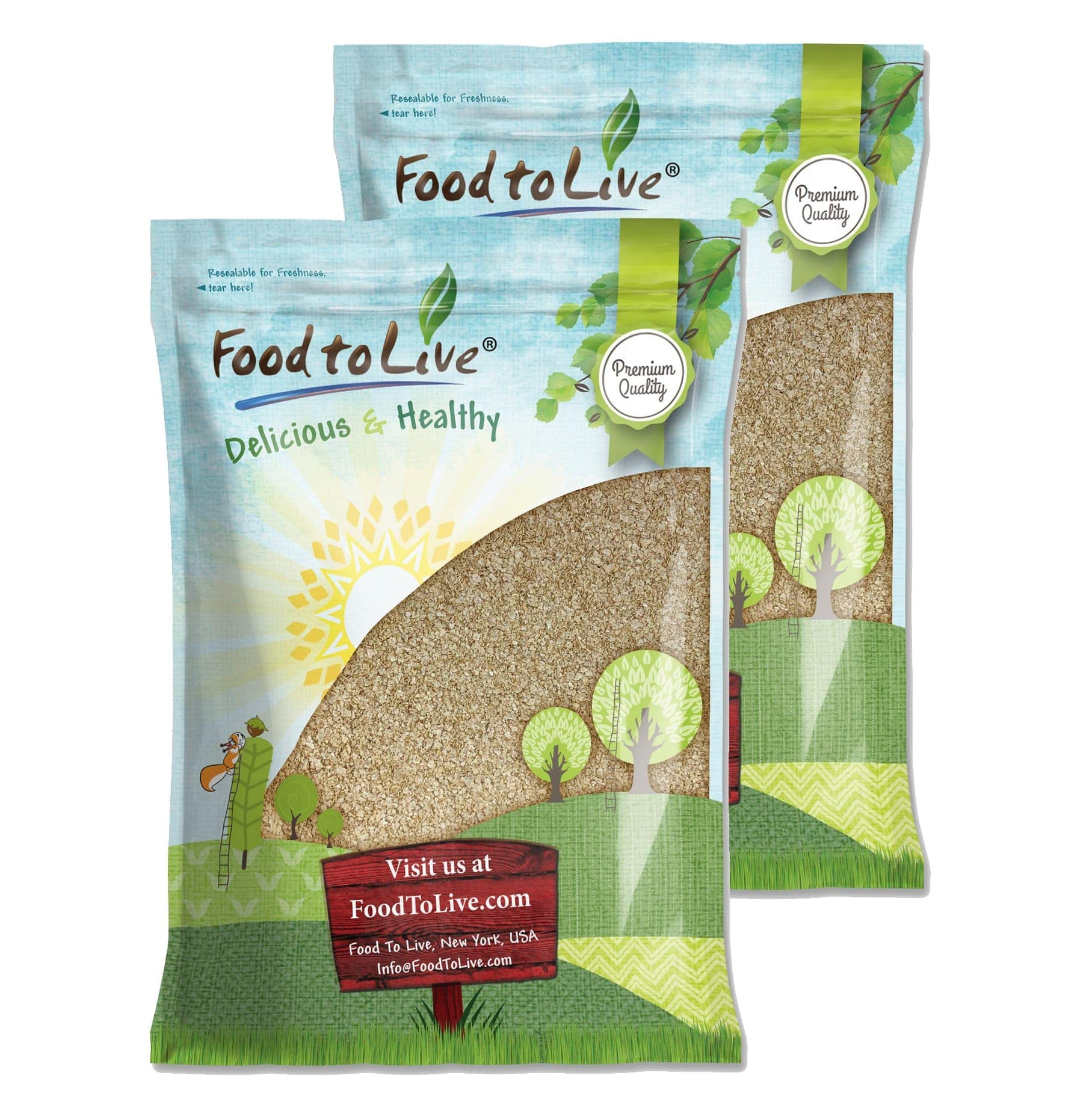 Food to Live Organic Amaranth Flakes 15 lbs | Whole Grain Vegan Superfood | High Protein Gluten-Free Breakfast Cereal | Perfect for Granola, Smoothie Bowls & Healthy Baking