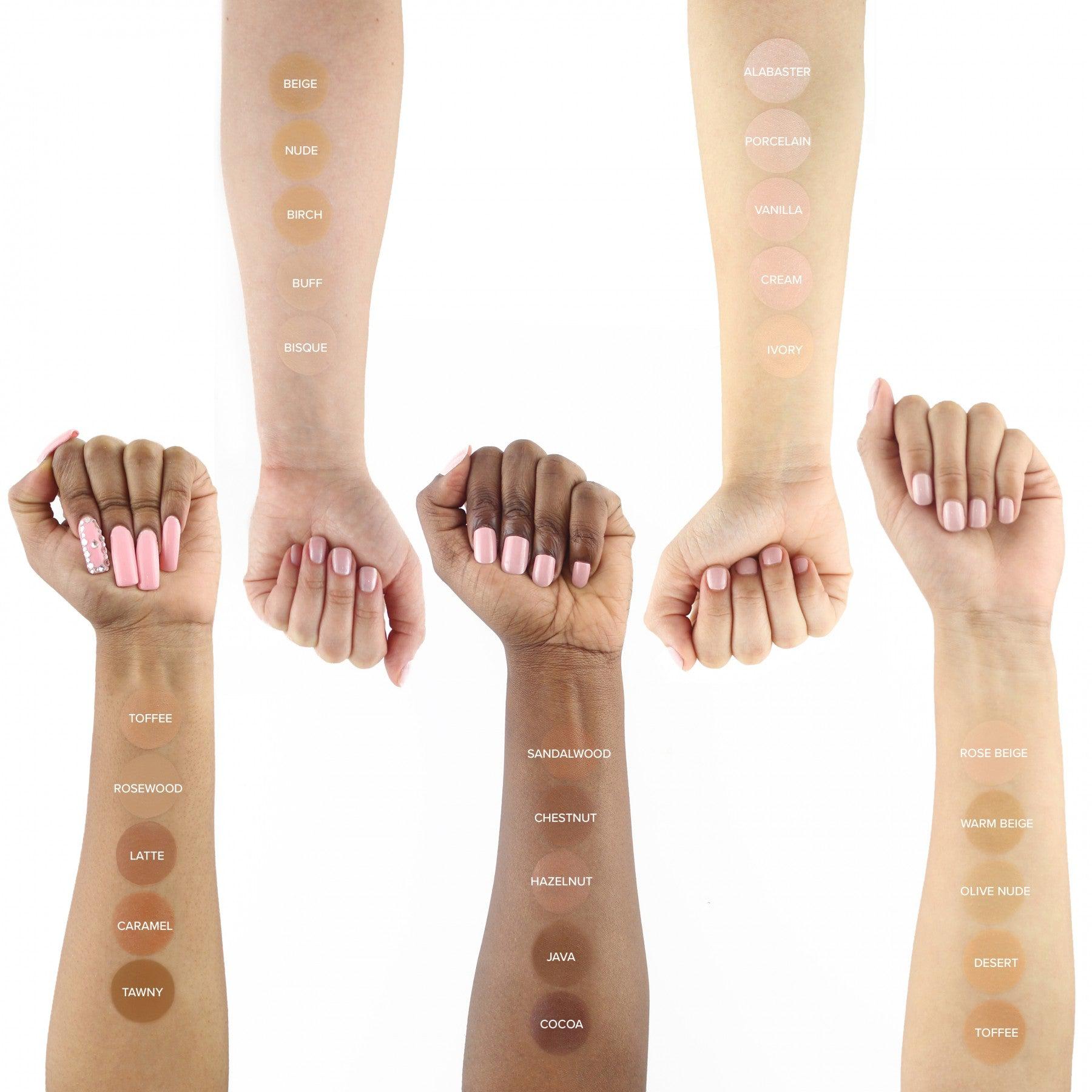 Temptu Perfect Canvas Hydra Lock Airbrush Foundation - 24 Pack | Long-Lasting Makeup for Flawless Coverage | Perfect for Professional Makeup Artists & Airbrush Tanning