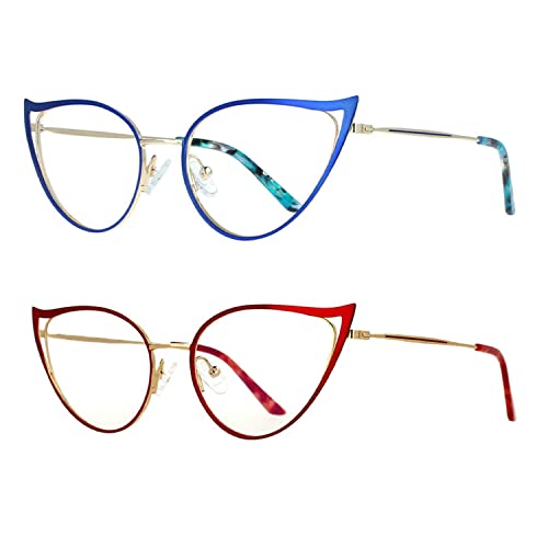 2pcs Blue+red