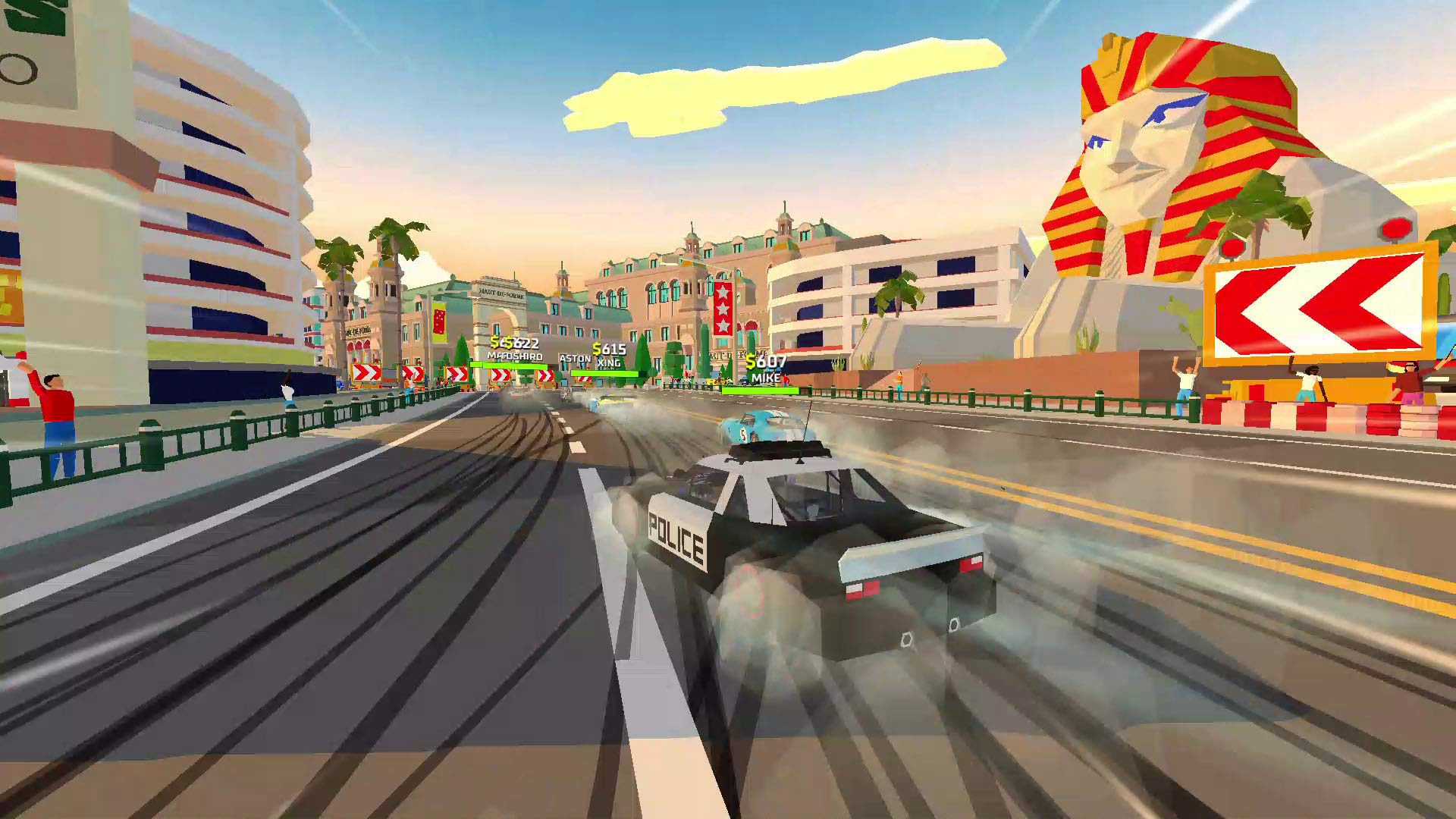 Hotshot Racing Game for PS4 - High-Speed Arcade Racing with Retro Graphics | Perfect for Multiplayer Gaming & Racing Enthusiasts