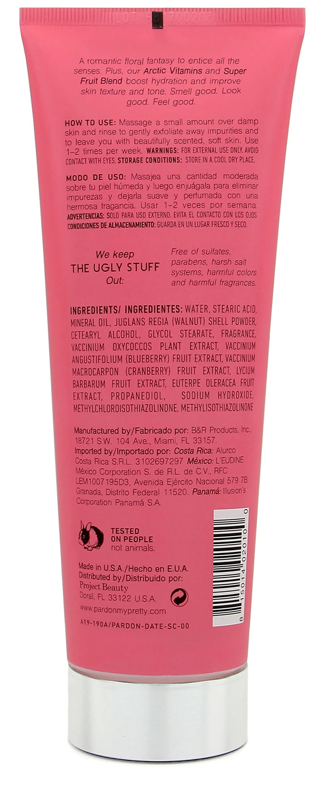 Pardon My Pretty Arctic Vitamin Body Scrub - Exfoliating & Moisturizing 8oz for Date Night & Self Care - Perfect for Dry Skin & Spa Days