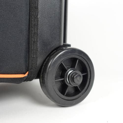 Premium Double Roller Bowling Bag for Men & Women - Durable Orange Bowling Ball Carrier with Wheels - Perfect for League Play, Tournaments & Practice Sessions