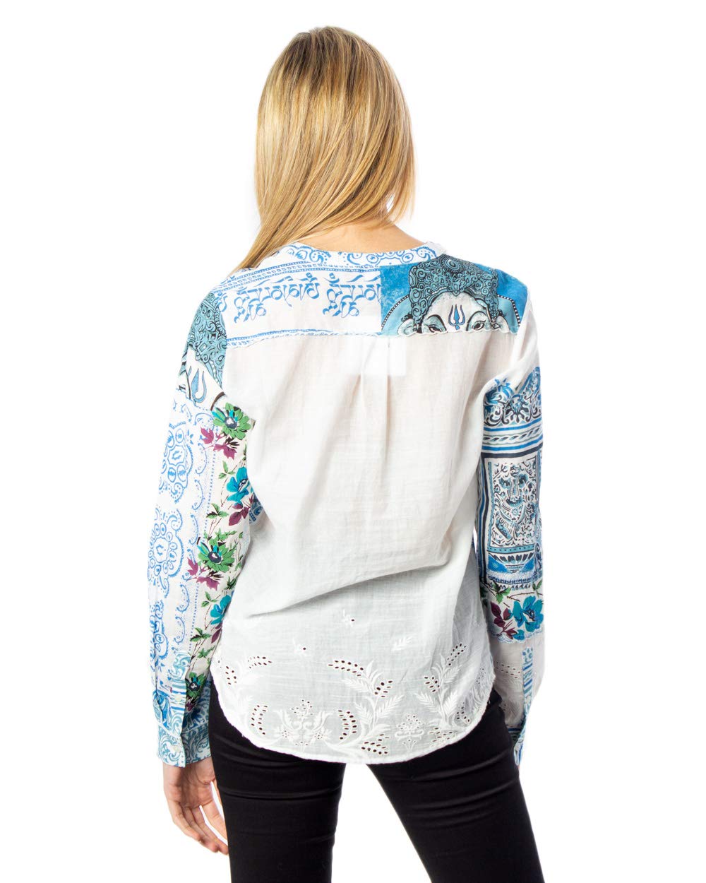 Desigual Women's Long Sleeve Shirt - Stylish Casual & Office Wear - Perfect for Work, Date Night & Everyday Outfits