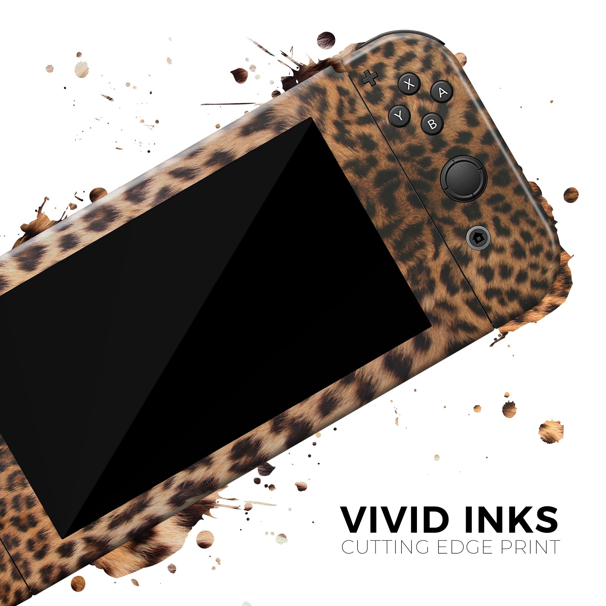 Nintendo Switch Pro Controller Skin - Scratch-Resistant Removable Vinyl Wrap Cover with Mirrored Leopard Design | Protective Decal for Gaming Accessories | Perfect for Customizing & Protecting Your Controller During Intense Gaming Sessions