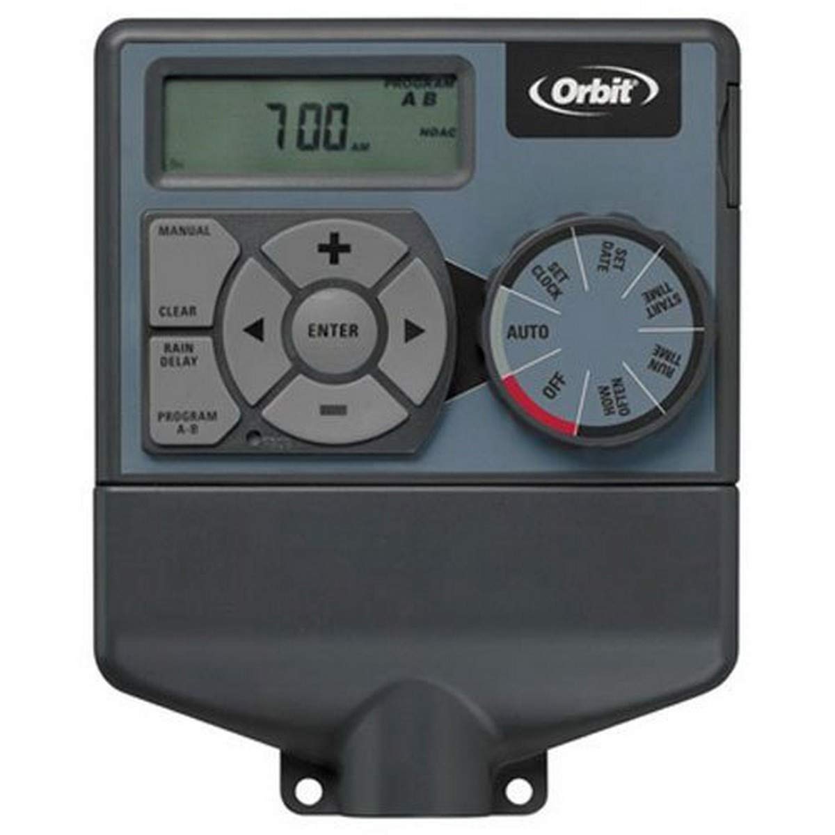 Orbit 57876 Indoor Dual 6-Station Sprinkler Timer - Smart Watering Controller for Underground Irrigation Systems | Perfect for Lawn, Garden & Landscape Watering Automation