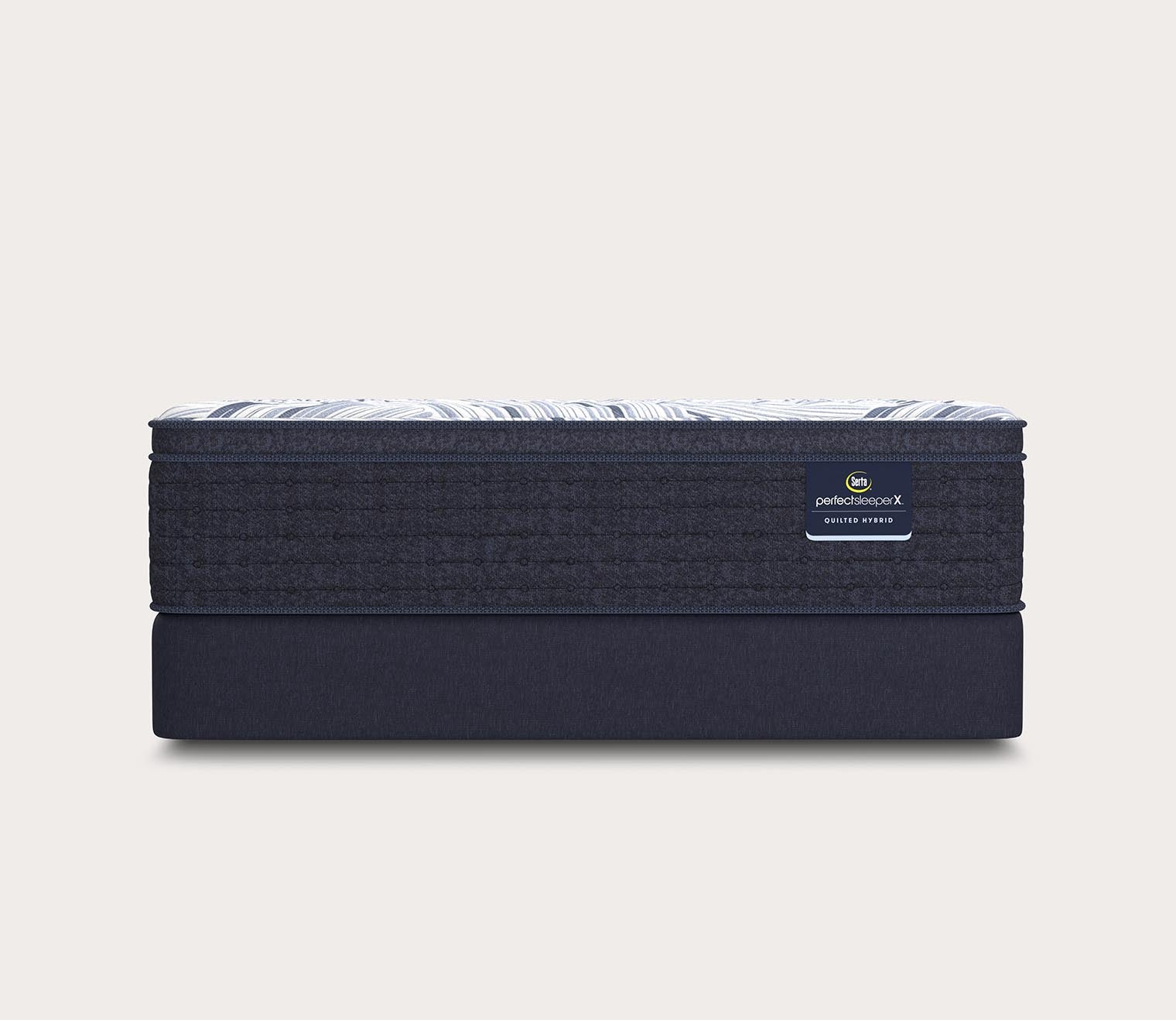Serta Perfect Sleeper Gulf Moon Quilted Medium Pillow Top Hybrid Mattress - Queen Size, Pressure Relief & Edge Support - Ideal for Back Sleepers & Couples, Perfect for Master Bedrooms & Guest Rooms