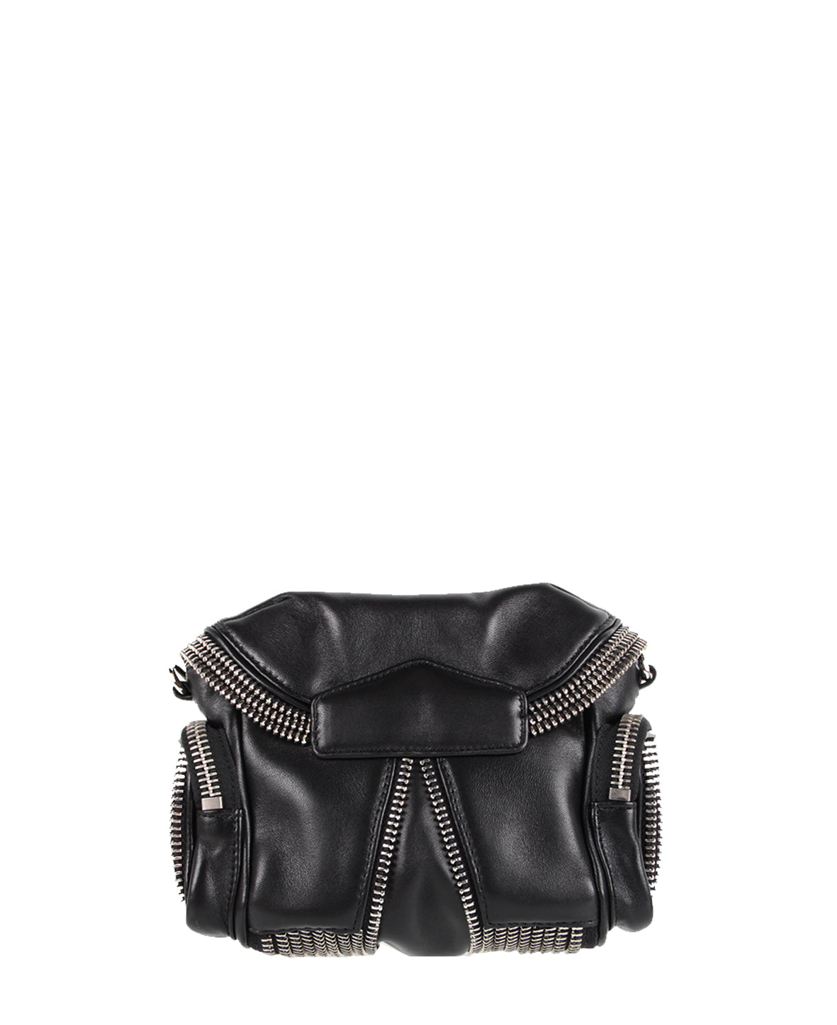 Marti Micro Lamb Zippers for Women - Black Faux Leather Jacket with Silver Zipper Details | Perfect for Casual Outfits, Night Out, and Fall Fashion Layering