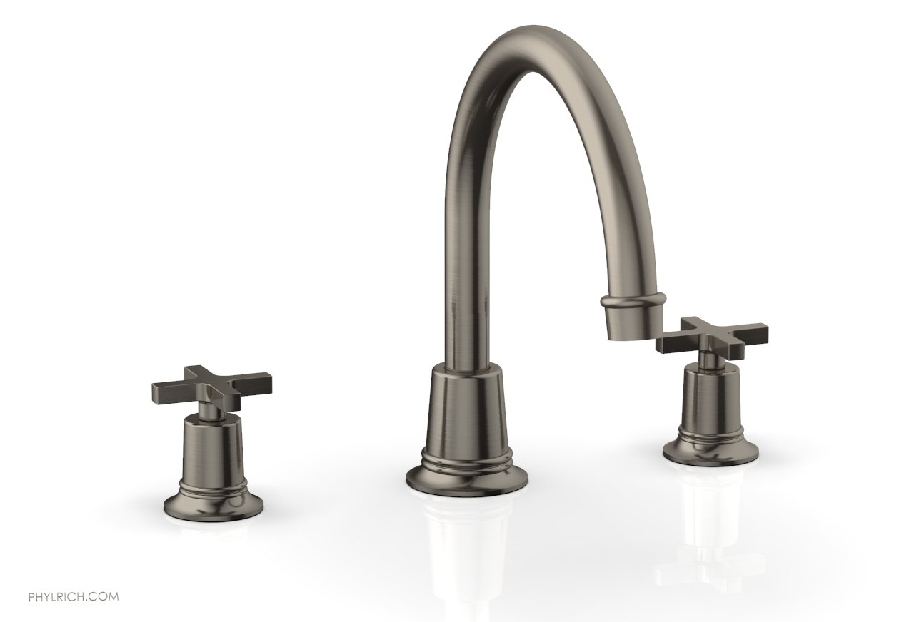 HEX MODERN Deck Tub Set with Cross Handles - 42