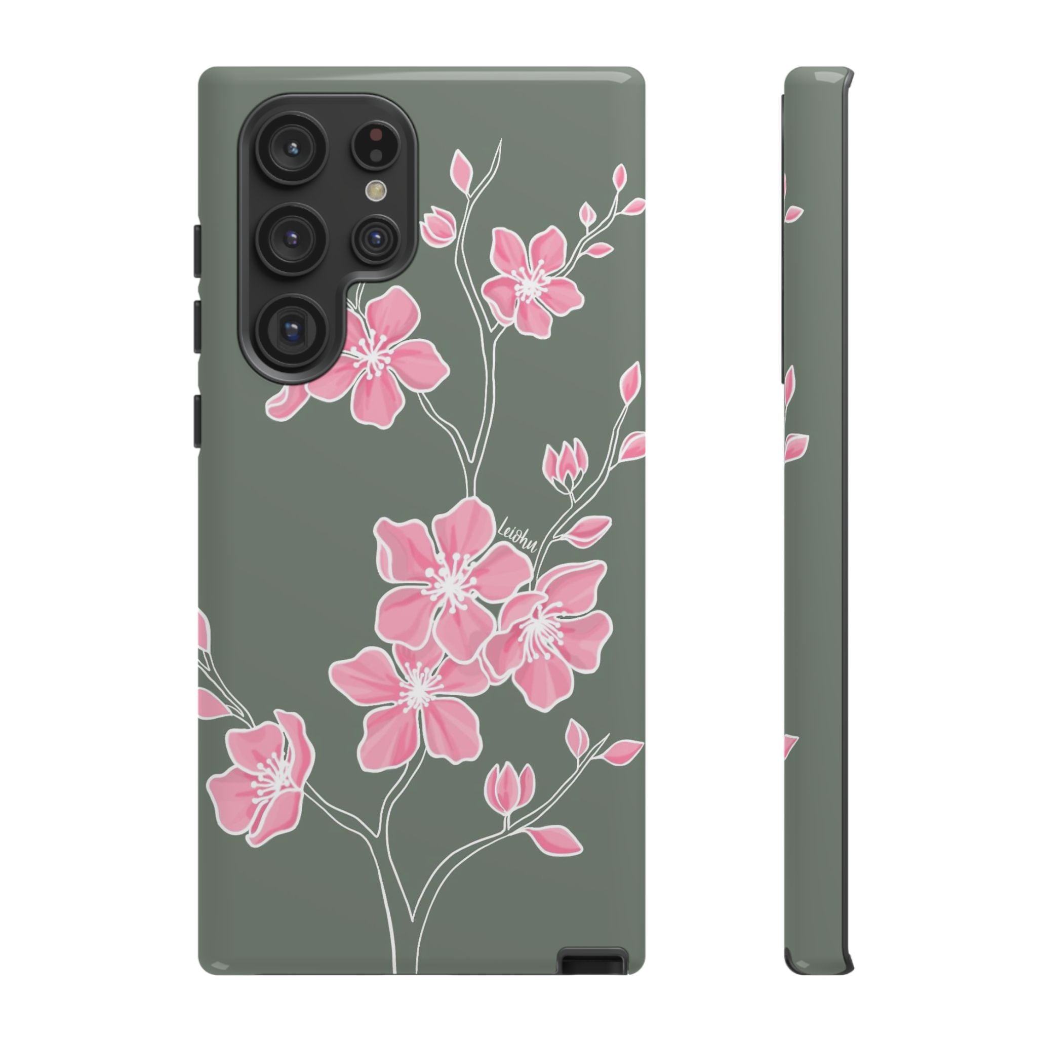 Samsung Galaxy Phone Case with Cherry Blossom Design - Stylish Protective Cover for Everyday Use, Travel & Work