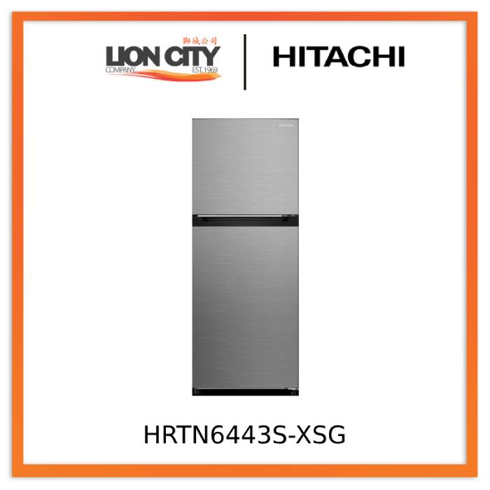 Hitachi HRTN5230M BBKSG/XSG 2-Door Inverter Compressor Refrigerator - 212L Capacity, Energy Efficient, Frost Free | Perfect for Apartments, Small Kitchens & Dorm Rooms
