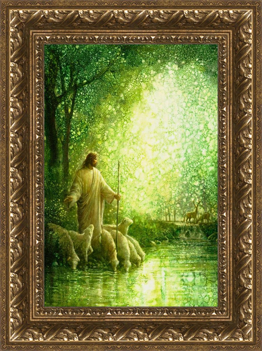 Feed My Sheep By Yongsung Kim - Inspirational Christian Wall Art for Home & Church Decor - Perfect for Living Room, Bedroom & Office