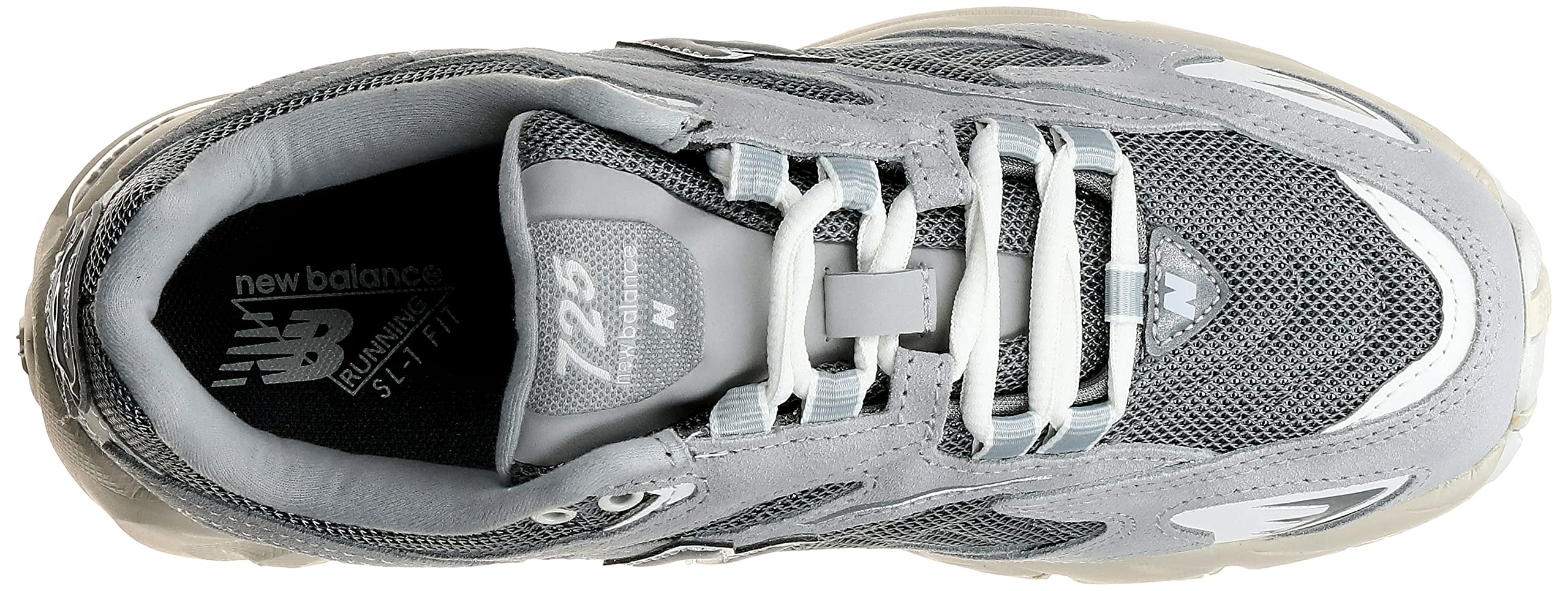 725V1 Rain Cloud Men's Running Shoes - Lightweight & Water-Resistant Grey/White Sneakers for Jogging, Gym Workouts & Outdoor Activities