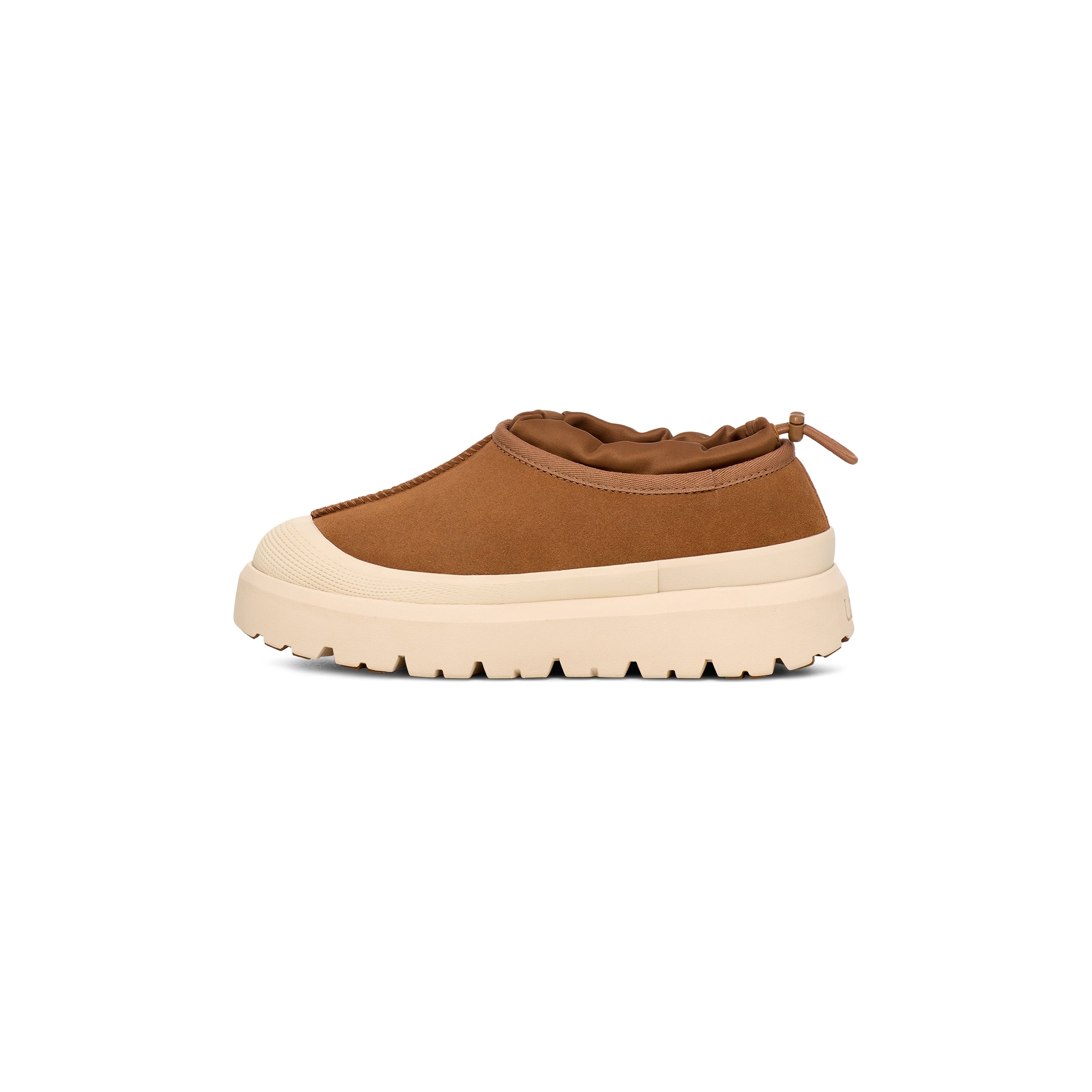 UGG Unisex Tasman Weather Hybrid Slippers - Chestnut & Whitecap | Cozy Indoor & Outdoor House Shoes for Men & Women