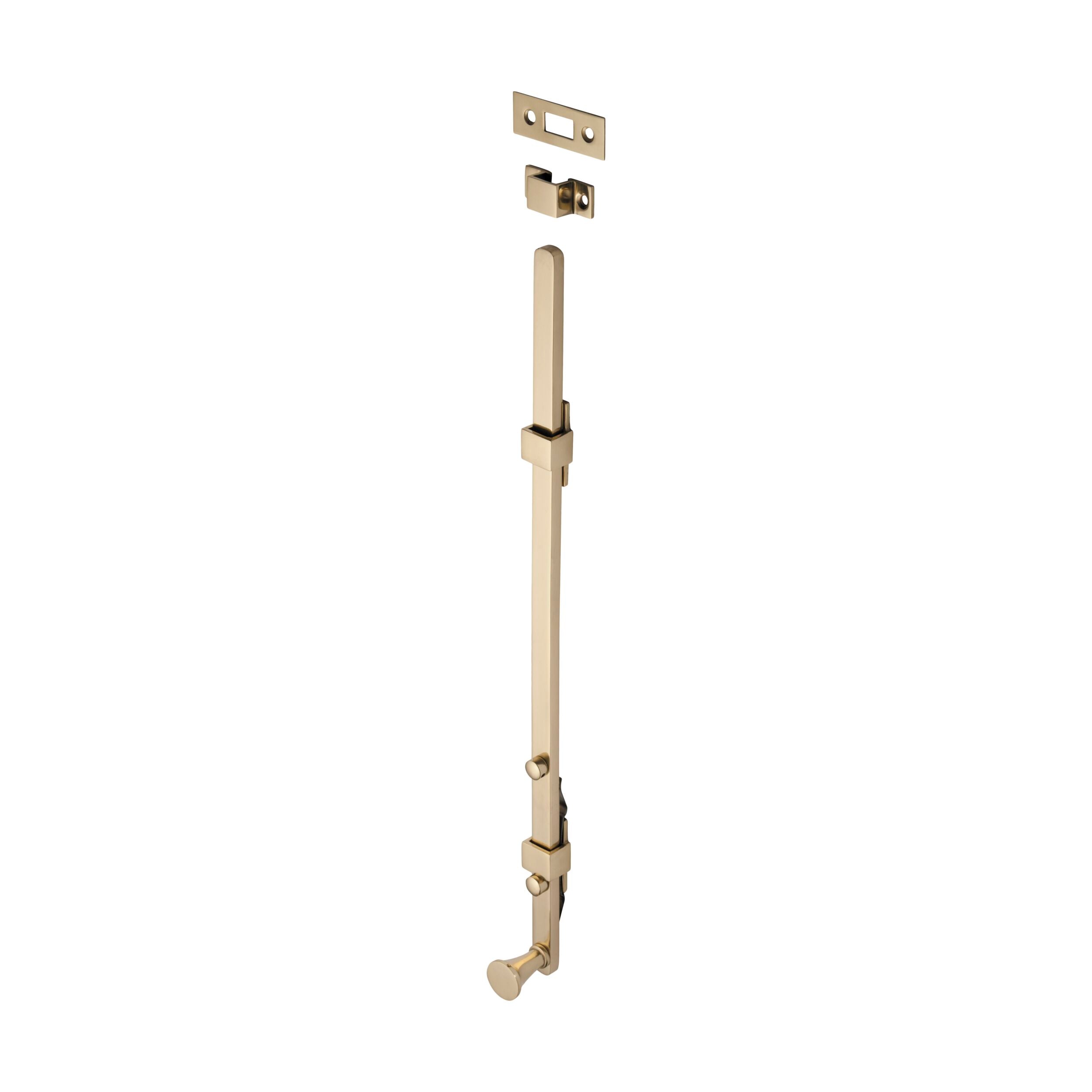 2028 Panic Bolt - Polished Brass L450mm (18 Inches) - Heavy Duty Exit Device for Commercial Doors, Schools & Office Buildings
