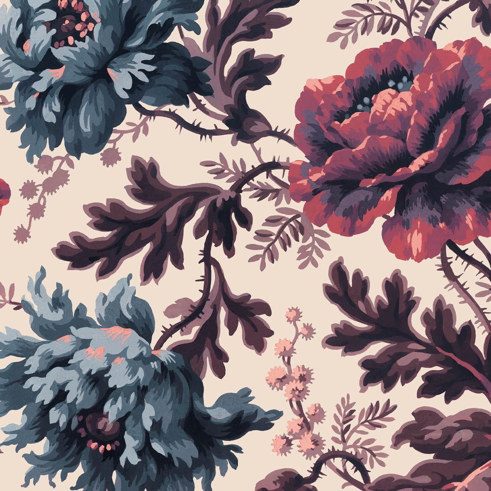 OPIA MAGNA Wallpaper - Premium Magenta Sample for Living Room, Bedroom & Home Decor | Self-Adhesive & Easy to Install
