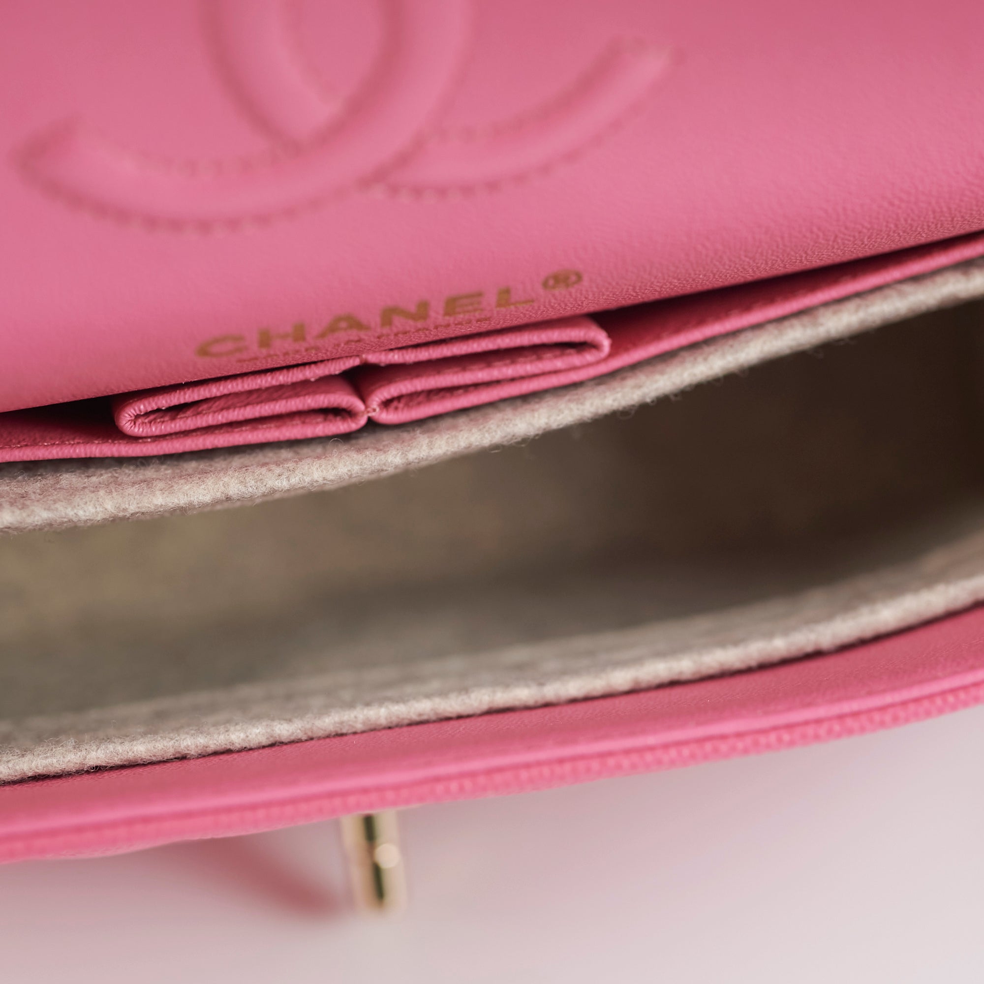 Chanel Quilted Caviar Classic Flap Small Pink Handbag - Luxury Designer Crossbody Bag for Women | Perfect for Date Nights, Parties & Special Occasions