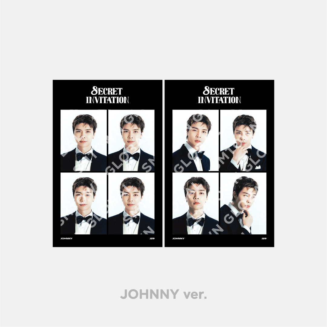 NCT 127 8th Anniversary Fanmeeting '8ecret Invitation' Official 4-Cut Photo Set - Perfect for K-Pop Fans, Collectors & Concert Memorabilia