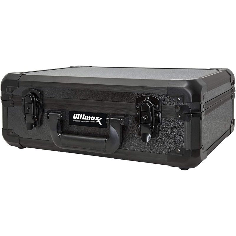 Ultimaxx Aluminum Lockable Hard Case for Cameras & Equipment - Durable Waterproof Protective Storage for Travel, Photography & Professional Gear