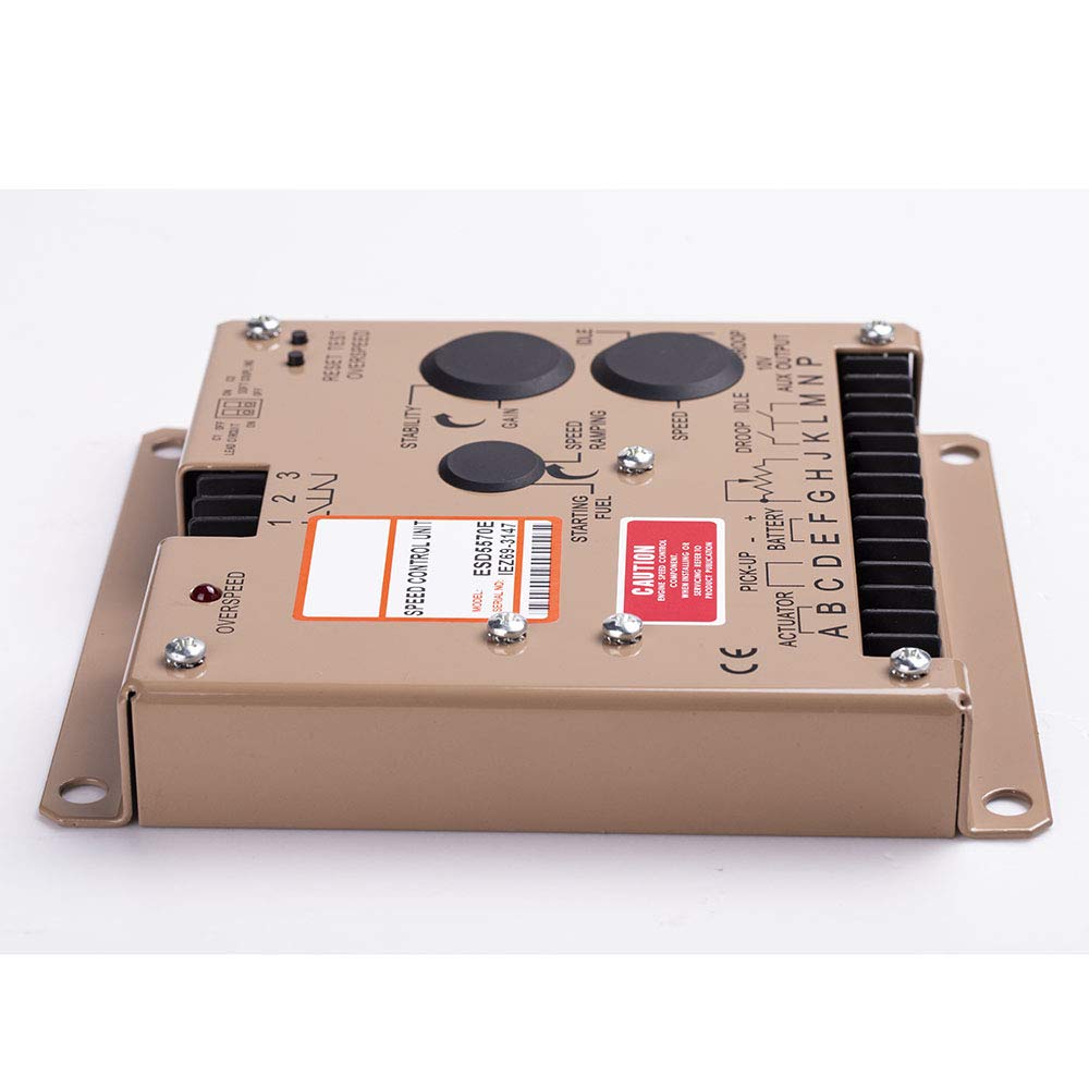 ESD5570E Diesel Generator Speed Control Unit - Engine Governor Controller for Power Backup & Industrial Use