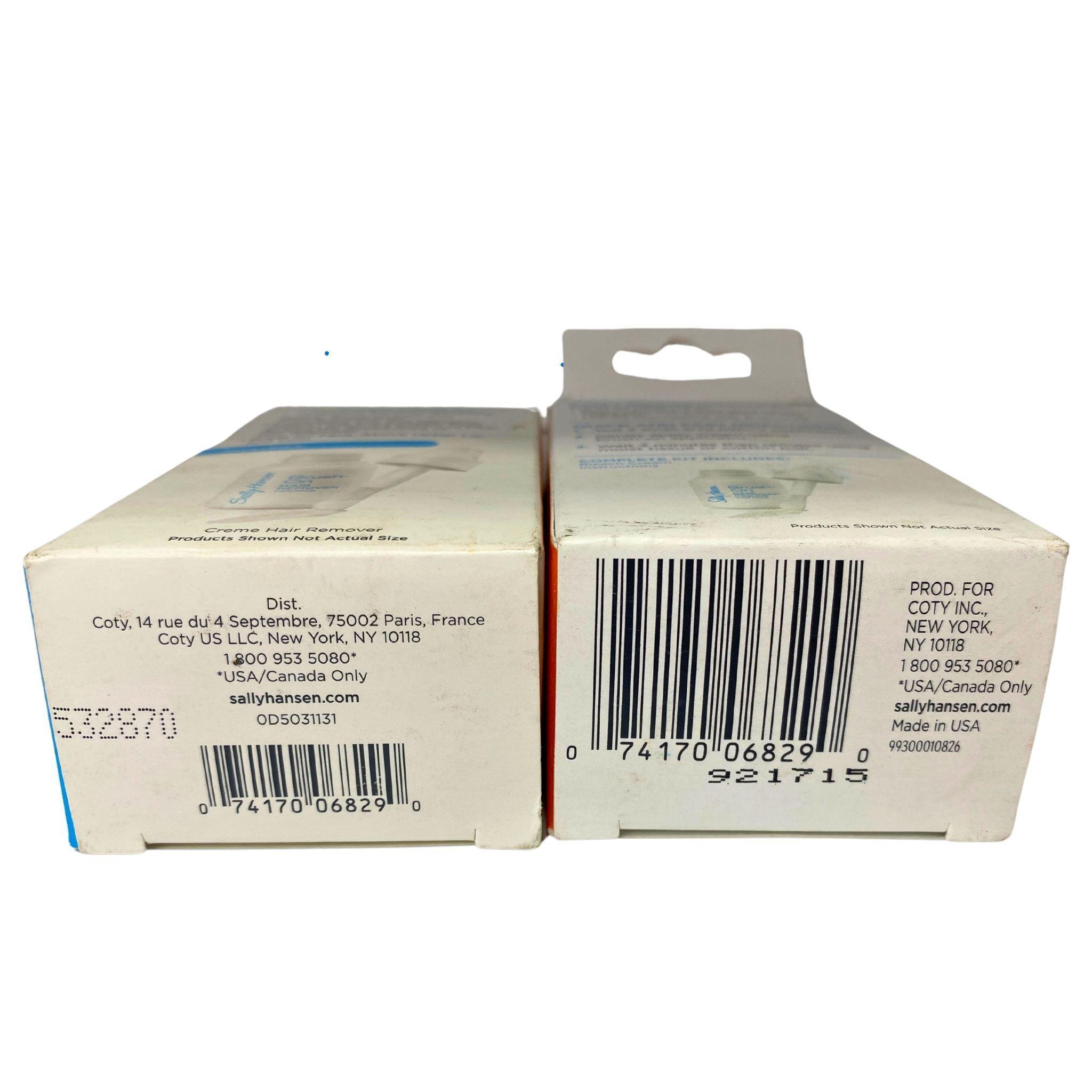 Sally Hansen Brush-On Hair Remover Cream - 1.7oz (50 Pack) | Fast & Gentle Hair Removal for Legs, Arms & Bikini Area | At-Home Smooth Skin Solution