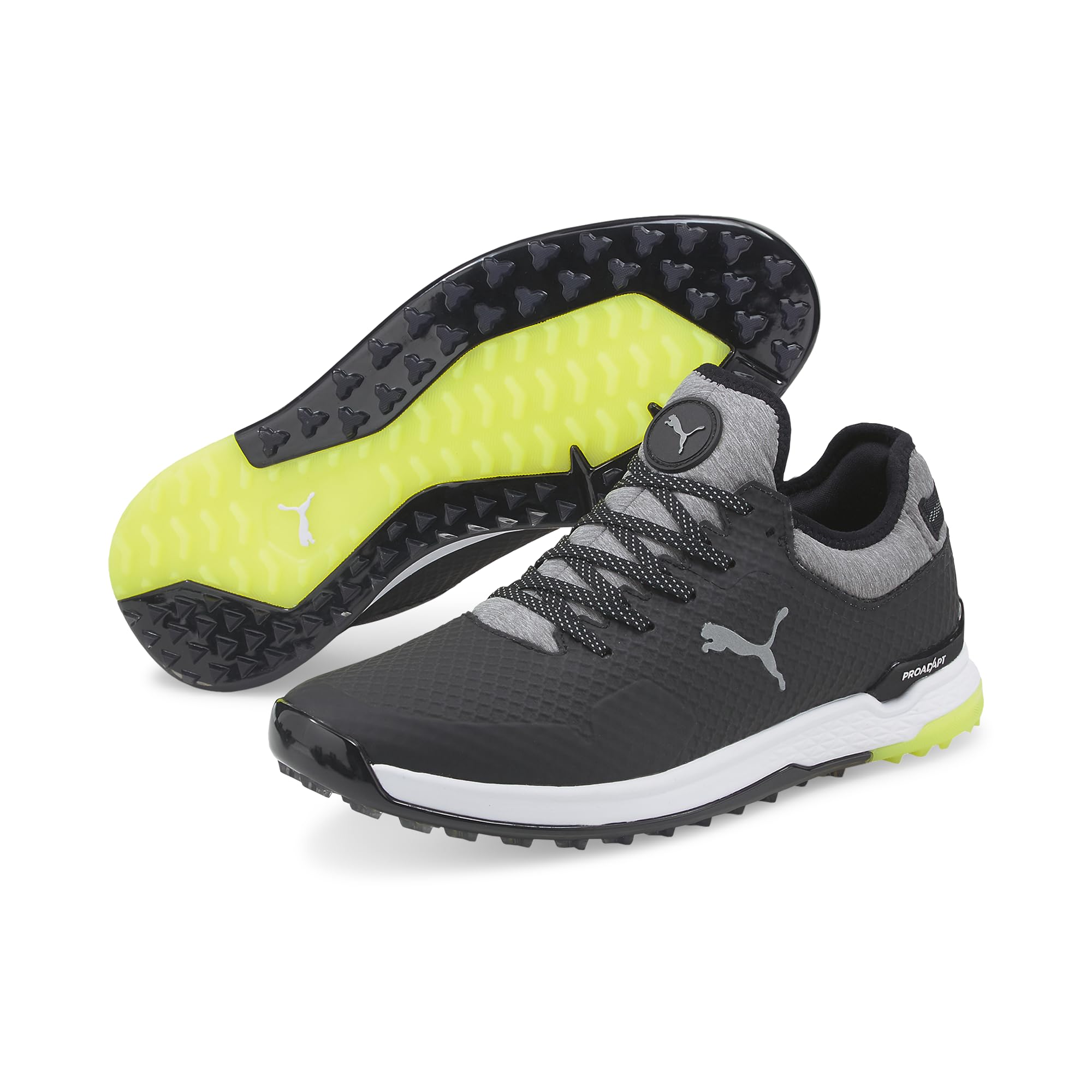 PUMA Men's Proadapt Alphacat Golf Shoes - Lightweight Waterproof Spiked Golf Shoes for Men with Arch Support - Perfect for Golf Course & Outdoor Sports