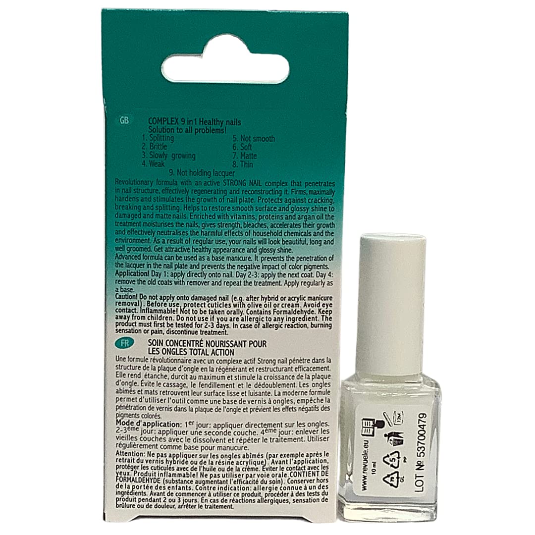 9 in 1 Nail Care Treatment - Concentrated Nourishing Gel for Softening & Strengthening Nails | Natural Nail Hardener | 10ml | Perfect for At-Home Manicures & Nail Repair