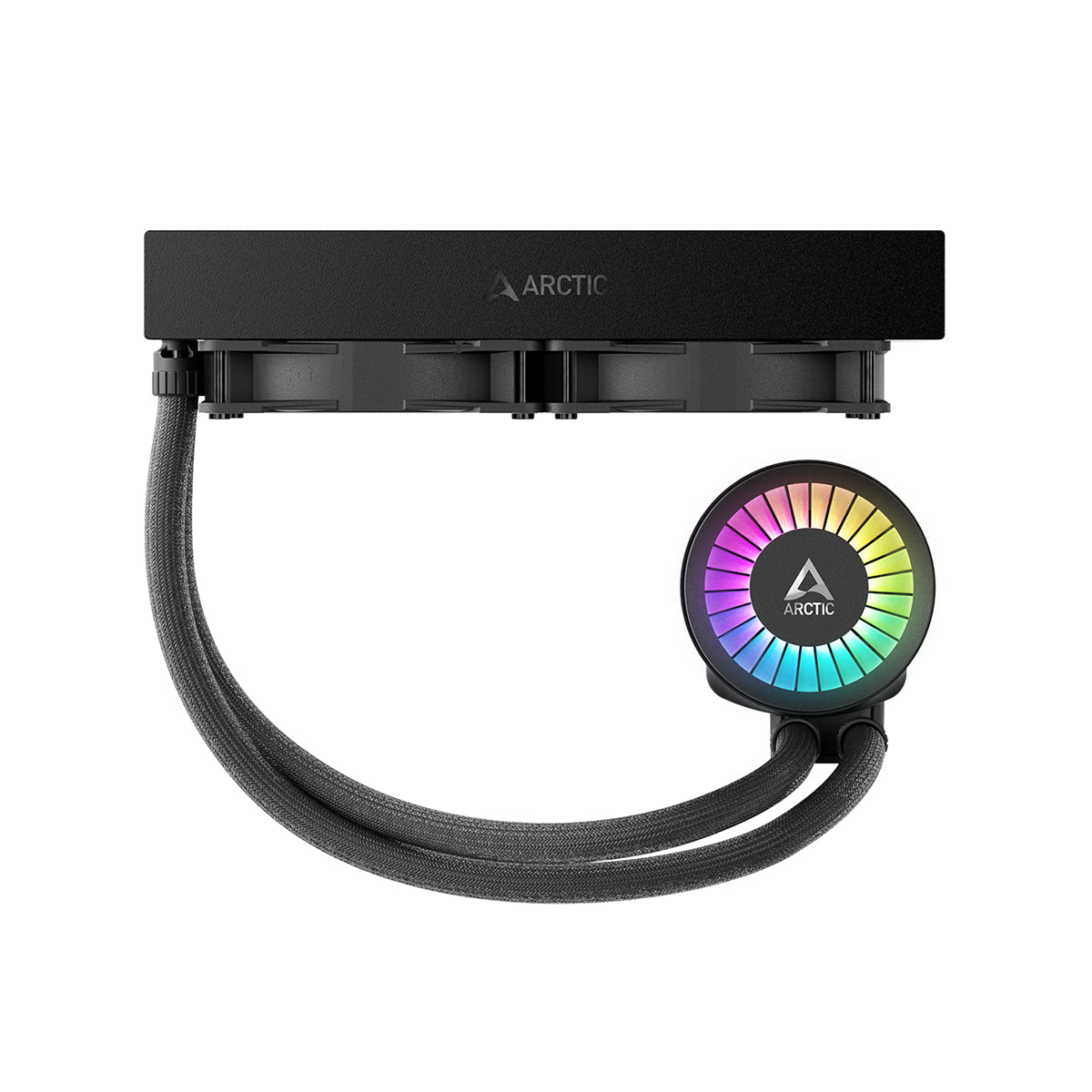 Arctic Liquid Freezer III 240 A-RGB AIO CPU Liquid Cooler - High Performance Black Cooling System for Gaming PC & Workstation | Perfect for Overclocking & Silent Operation