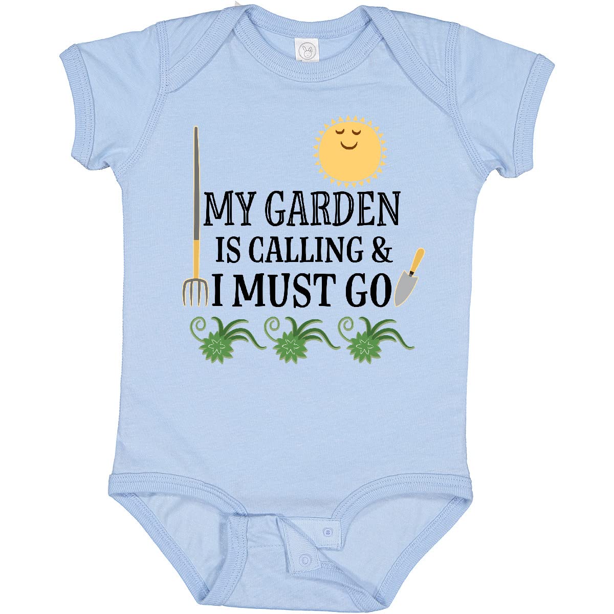 Inktastic Funny Gardening Baby Bodysuit - 
