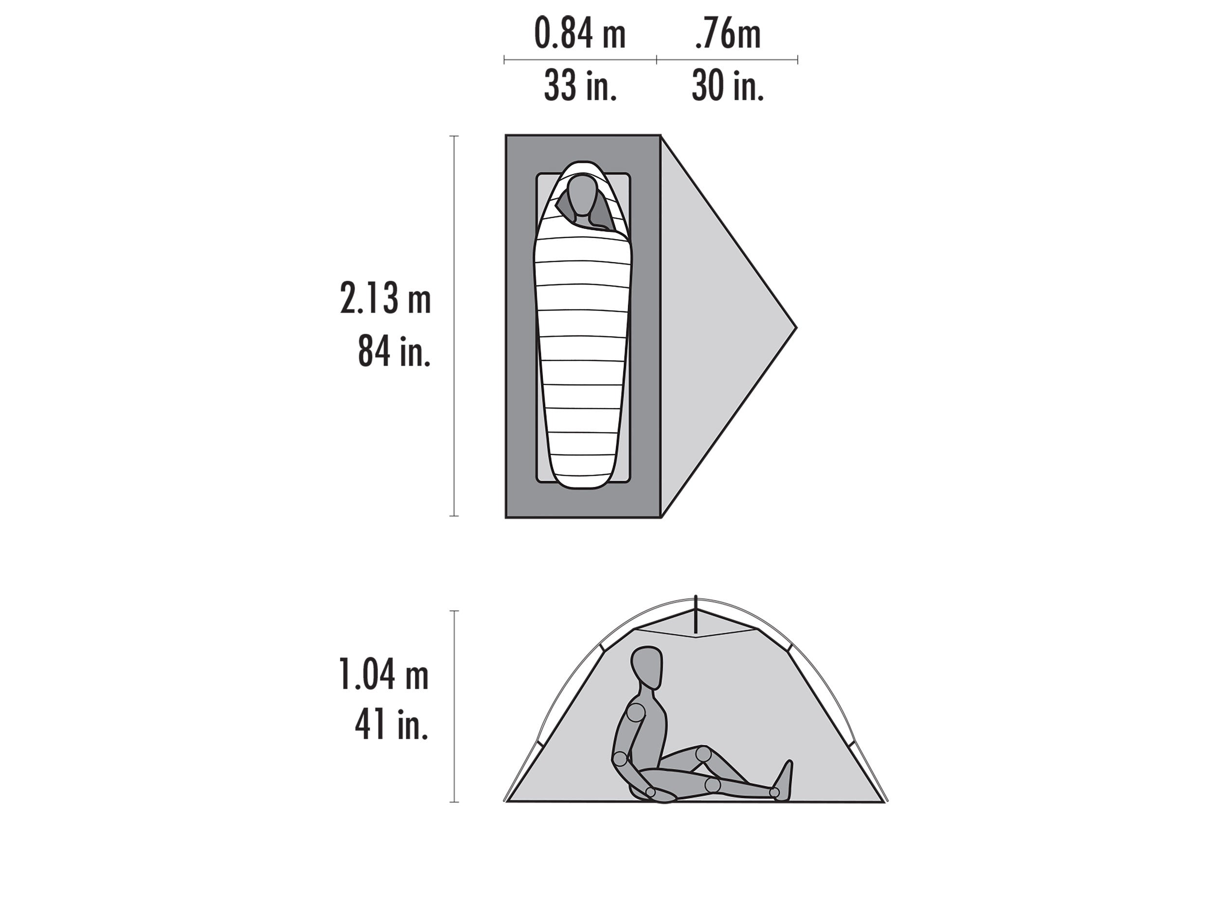 Access™ 1 Ultralight 4-Season Solo Backpacking Tent - Compact & Weatherproof for Hiking, Camping & Outdoor Adventures