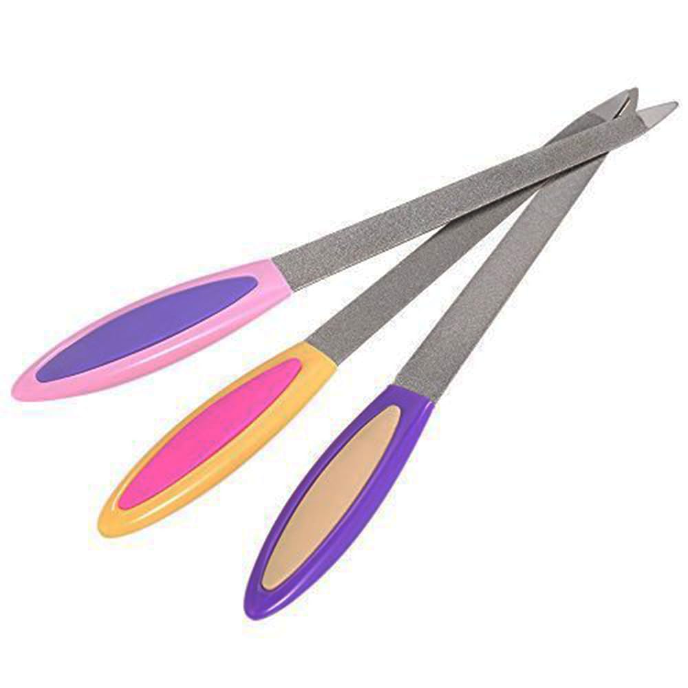Hanumex® 2-in-1 Nail File Shaper & Cuticle Trimmer Set - Professional Manicure Pedicure Tool for Home & Salon Nail Care | Perfect for DIY Nail Art, Grooming & Travel Essentials