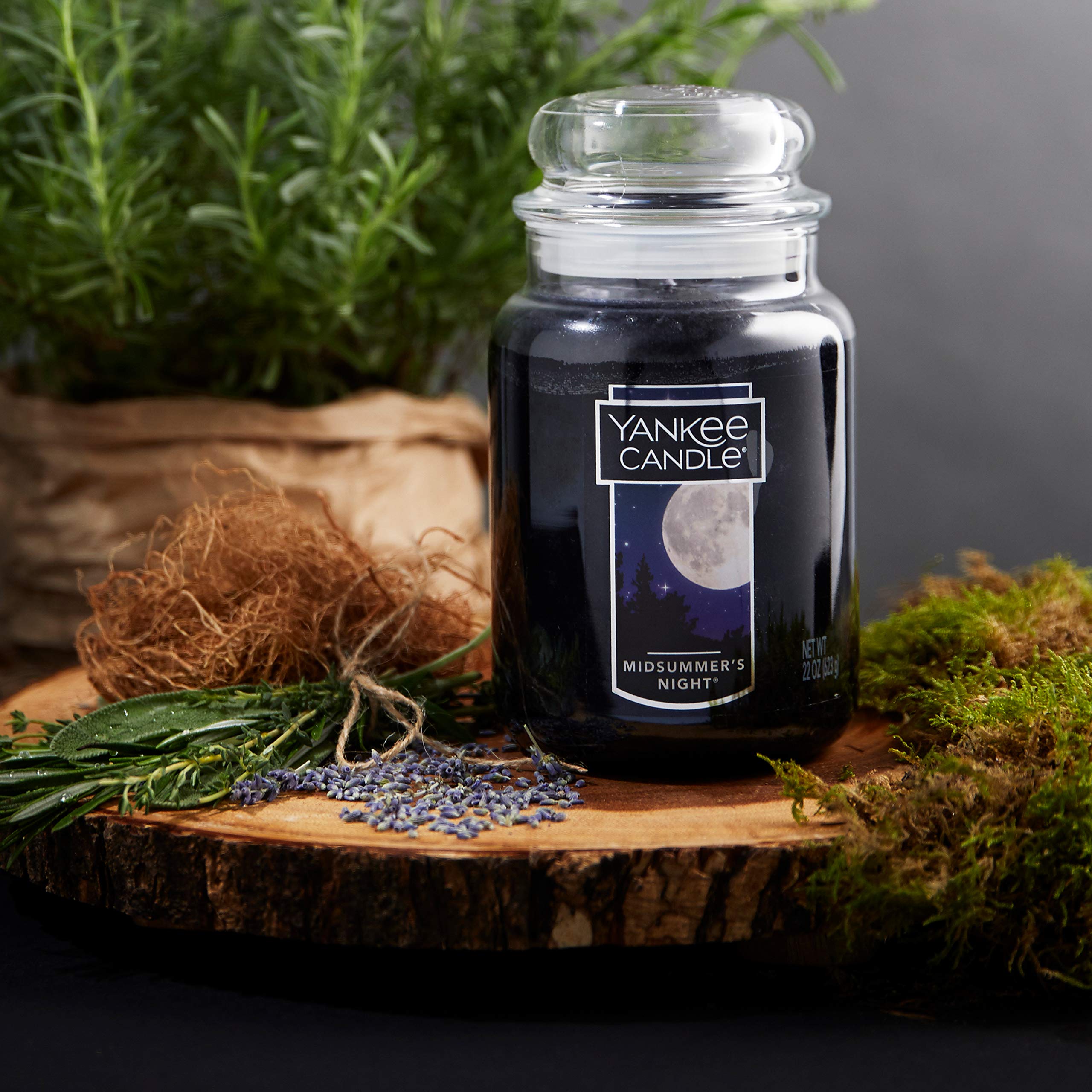 Yankee Candle Silver Birch & Midsummer's Night Large Jar Candle Set - 22oz Each | Home Fragrance, Relaxation & Romantic Ambiance for Living Room, Bedroom & Bathroom