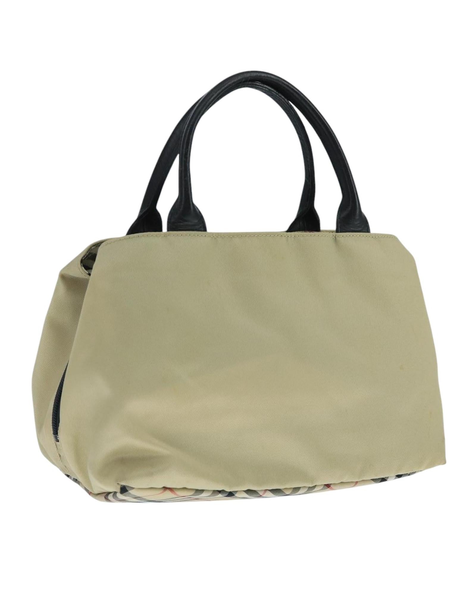 Stylish Beige Nylon Tote Bag for Women - Lightweight & Durable Everyday Shoulder Handbag - Perfect for Work, Travel, and Shopping