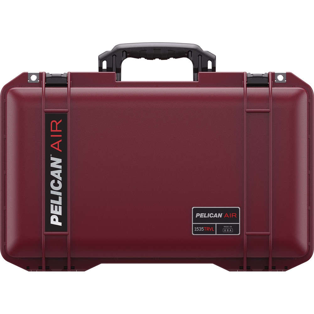 Pelican 1535TRVL Wheeled Carry-On Case with Lid Organizer & Packing Cubes - Oxblood Red | TSA Approved for Air Travel, Business Trips & Outdoor Adventures