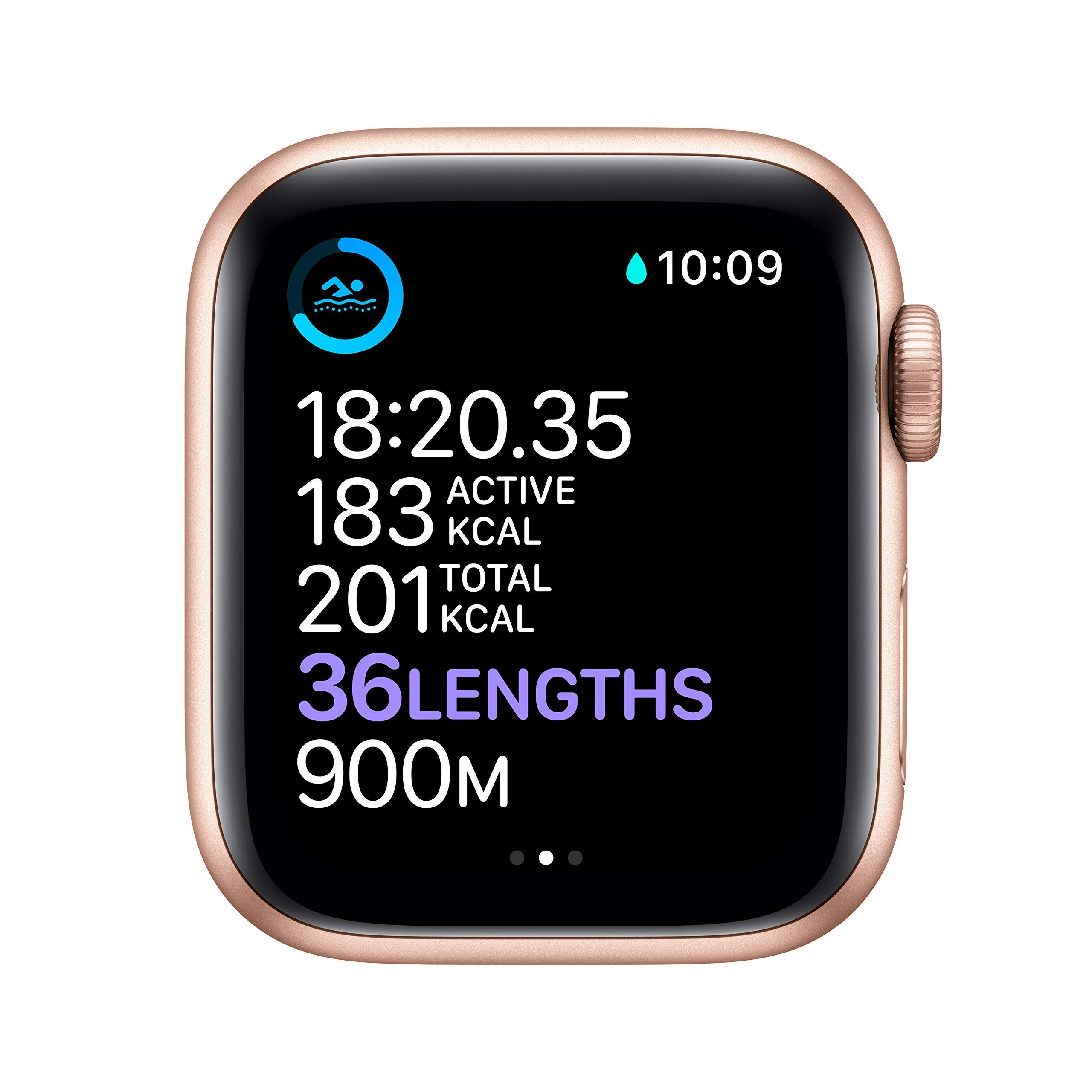 Apple Watch Series 6 (GPS, 40mm) Gold Aluminum Case with Pink Sand Sport Band - Renewed Smartwatch for Fitness Tracking, Heart Rate Monitoring & iPhone Connectivity - Perfect for Workouts, Running & Daily Use