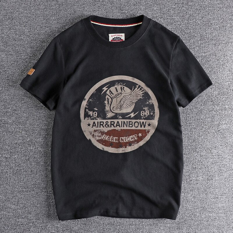 Vintage Retro American Flag T-Shirt for Men & Women - Comfortable Cotton Tee for Casual Wear, Patriotic Holidays & Everyday Outfits
