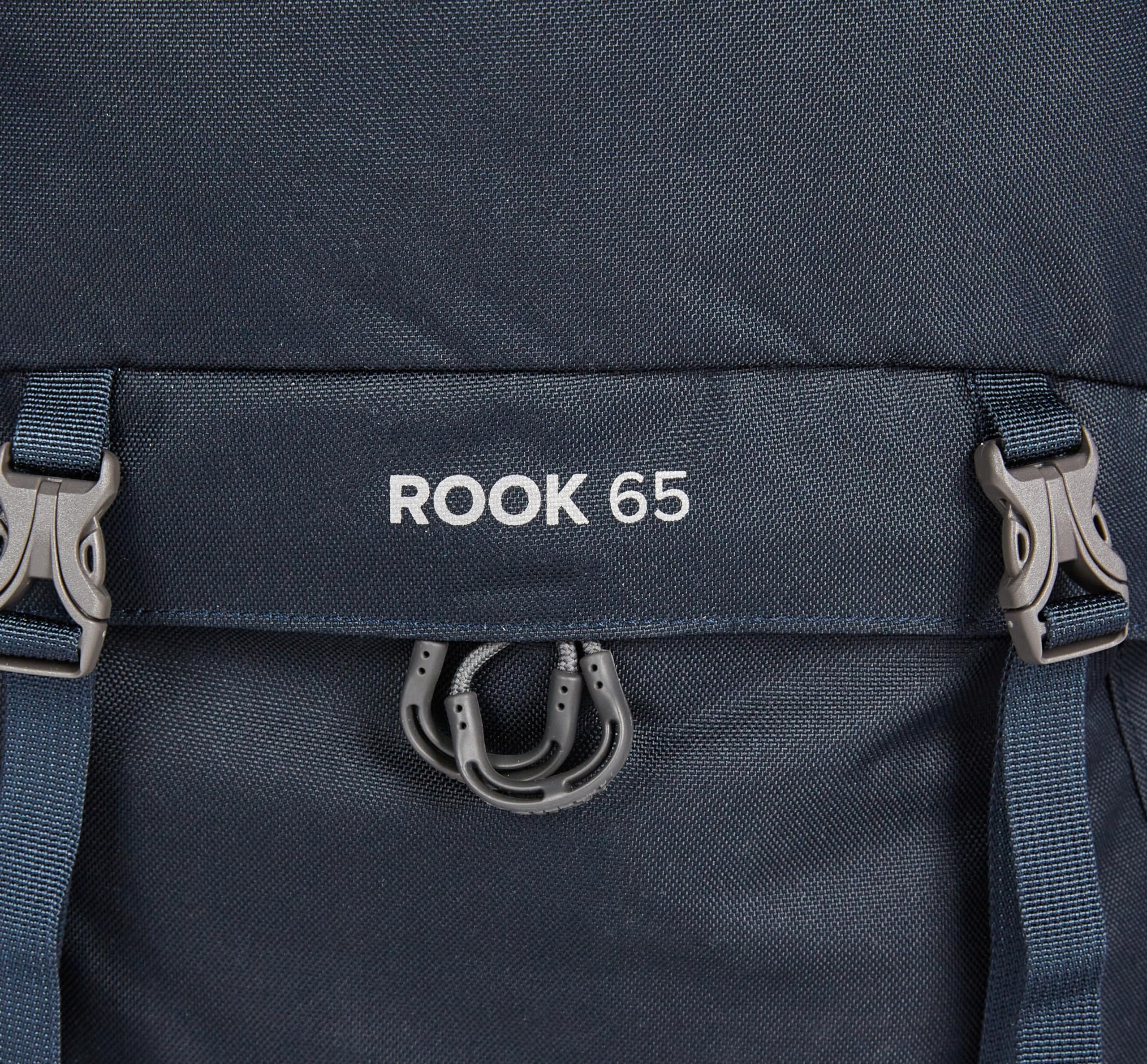 Osprey Rook 65L Men's Hiking Backpack - Lightweight Travel Backpack for Camping & Trekking | Durable Midnight Blue Backpack for Outdoor Adventures