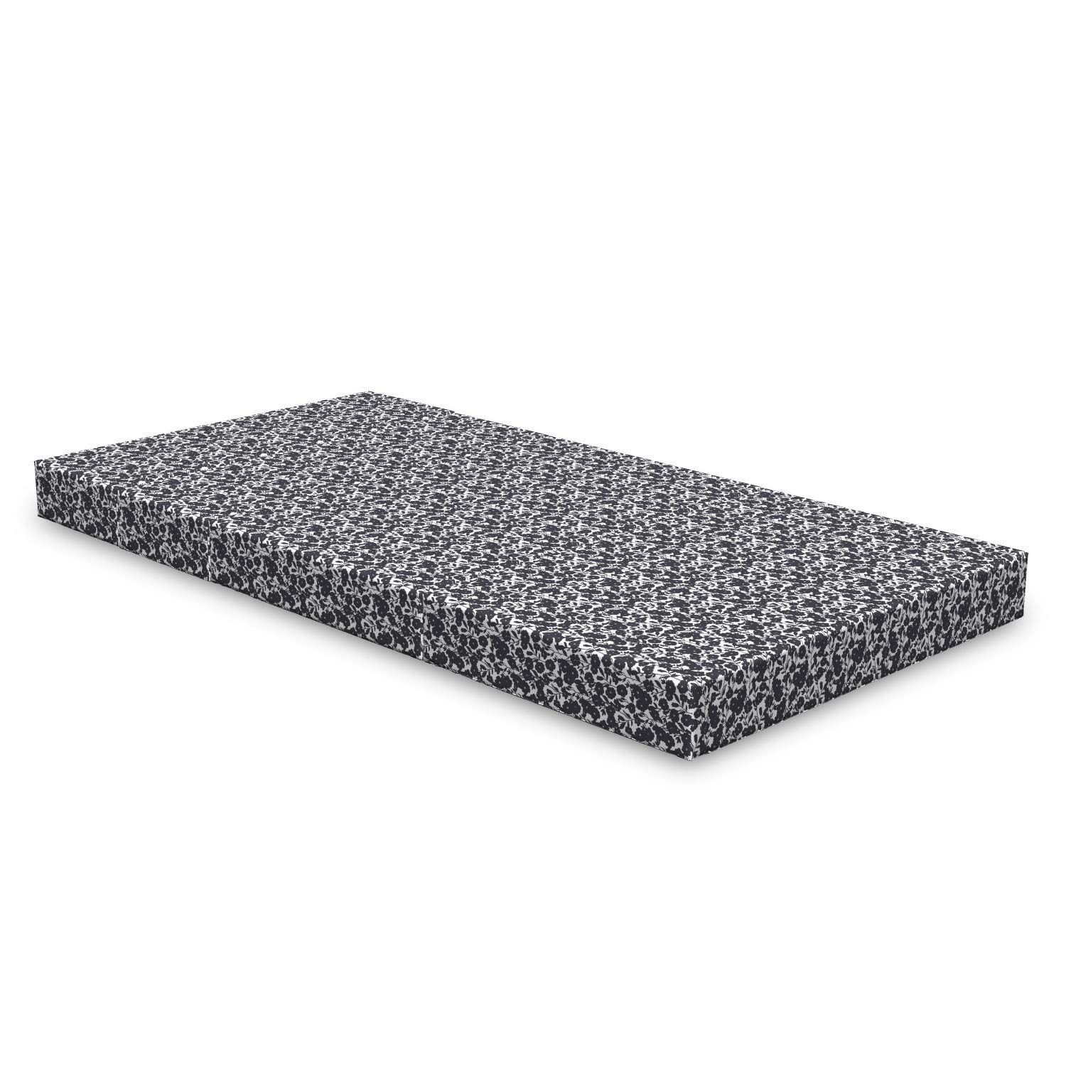 Ambesonne Black and White Foldable Mattress - 74.8