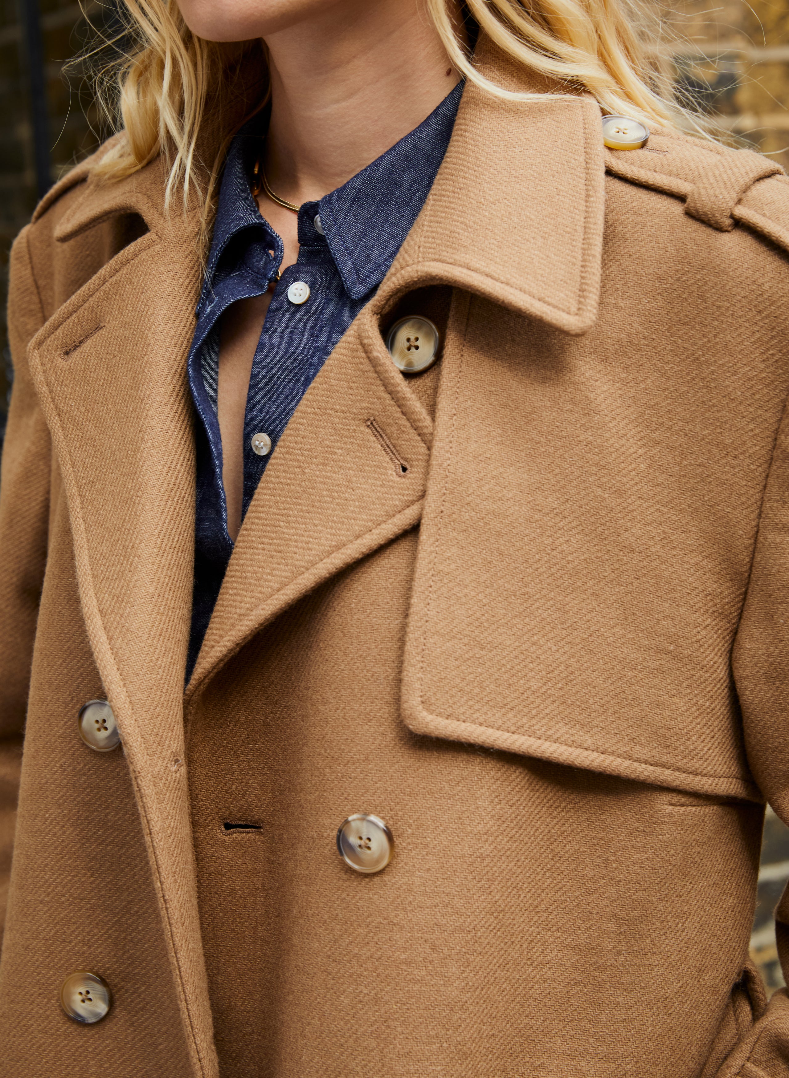 Stylish Ingrid Belted Wool Trench Coat for Women - Classic Winter Outerwear for Office, Dating & Formal Occasions