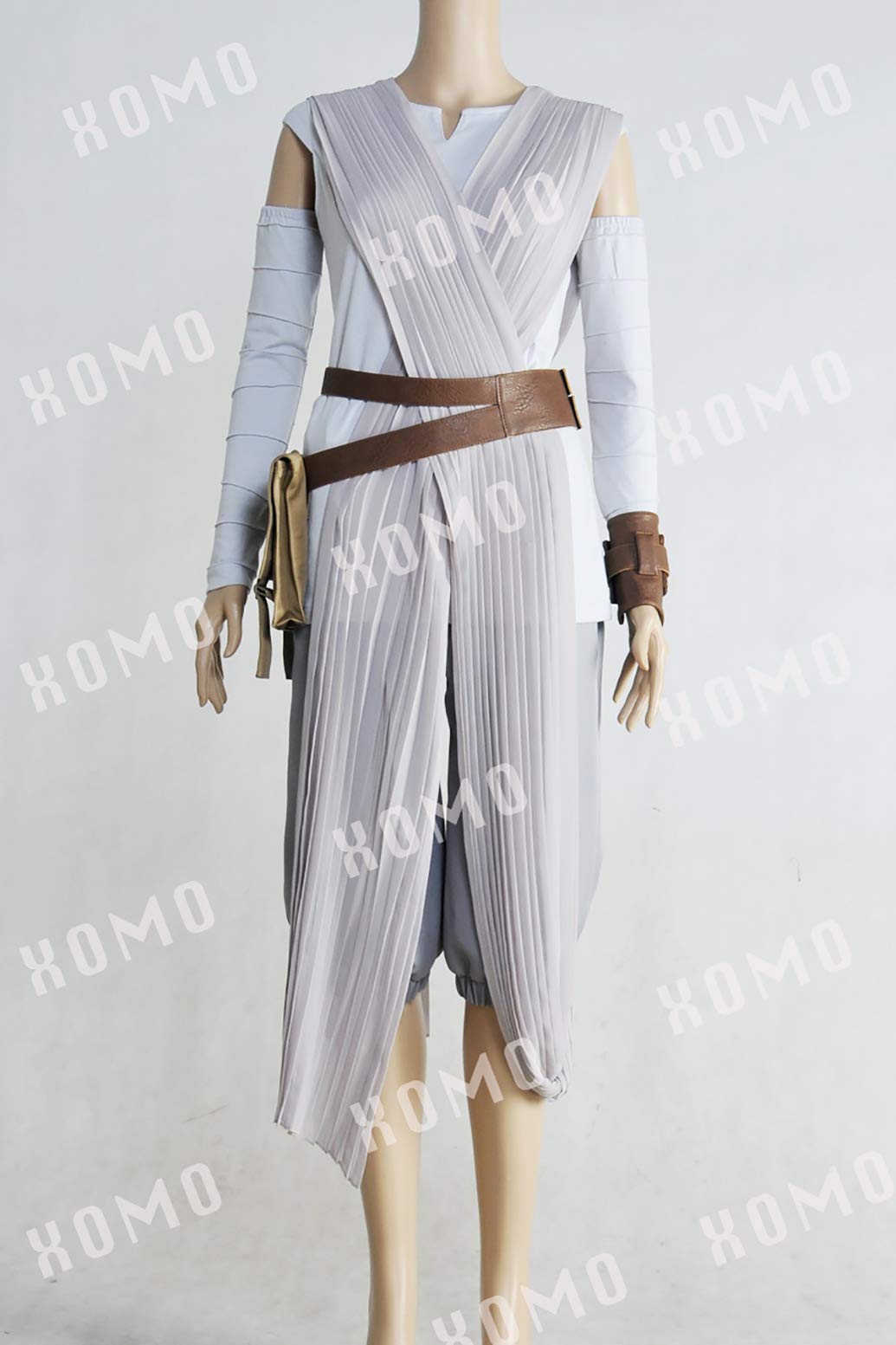 XOMO Rey Cosplay Costume Suit Outfit Uniform - Premium Star Wars Rey Costume for Halloween, Cosplay Events & Themed Parties
