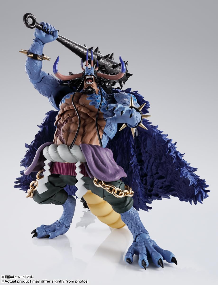 Bandai Spirits One Piece S.H. Figuarts Kaido Beast King Figure (25cm) - Anime Collectible for Display & Action Scenes