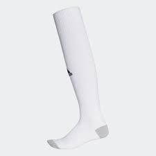 Adidas Milano 16 White Athletic Socks - 1 Pair for Men & Women - Perfect for Running, Gym & Casual Wear